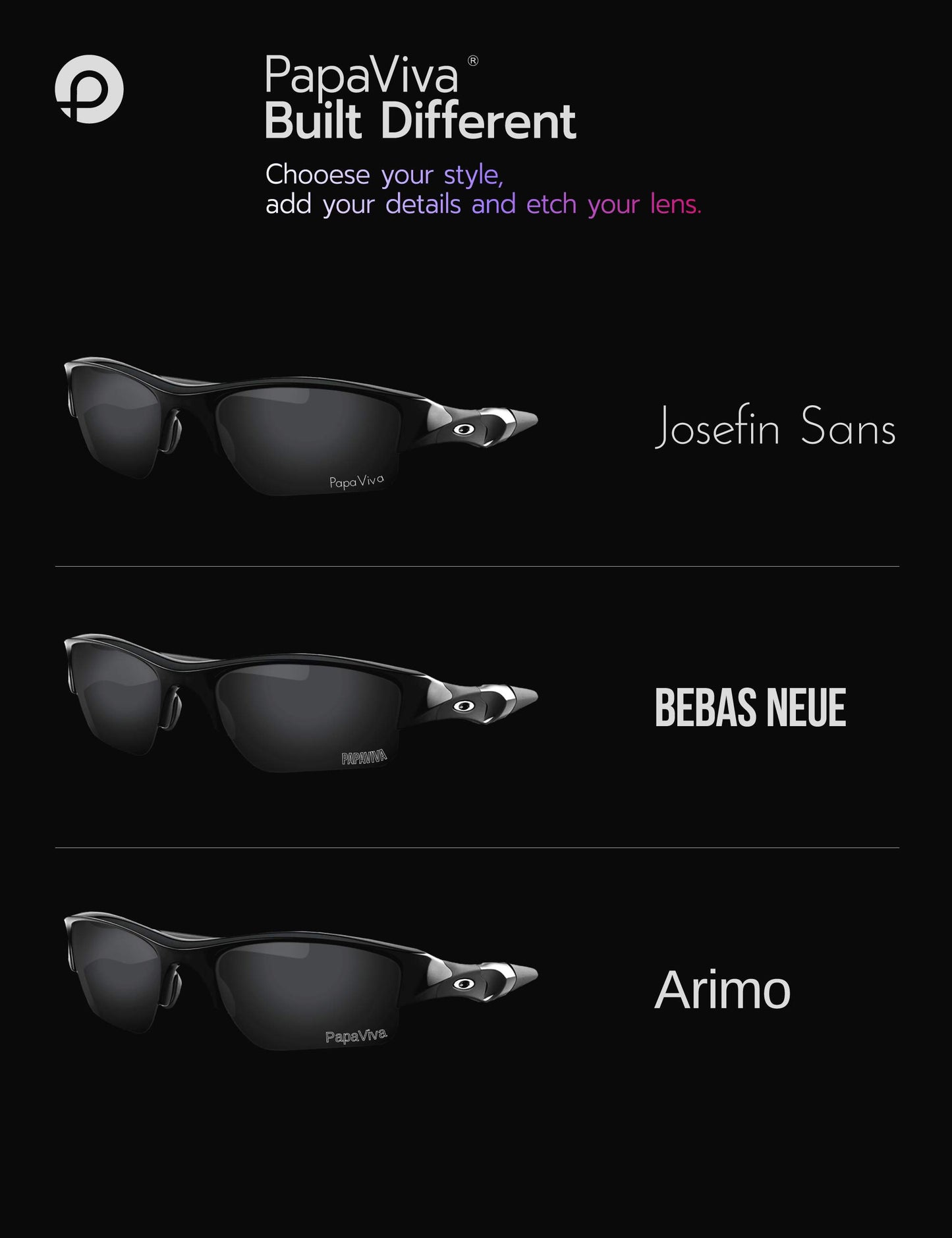 Oakley Holbrook OO9102 Replacement Lenses by PapaViva 0821-Test-Oran