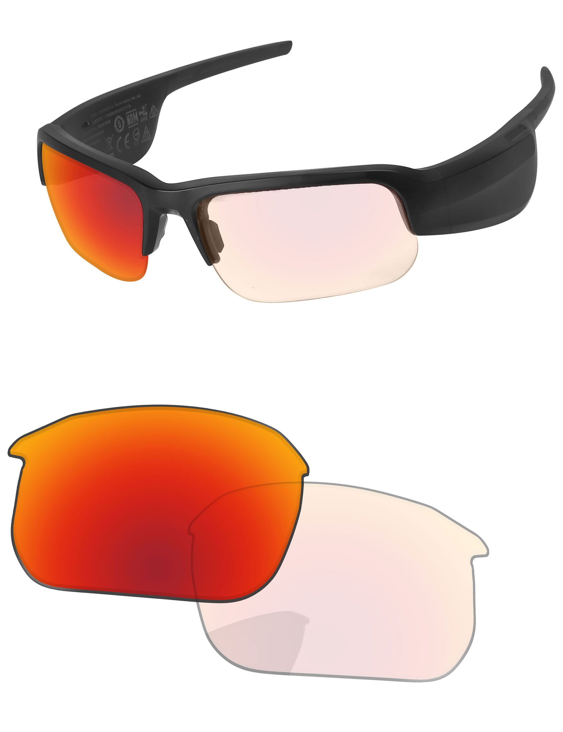 Eclipse Red Shield Photochromic-Pro+