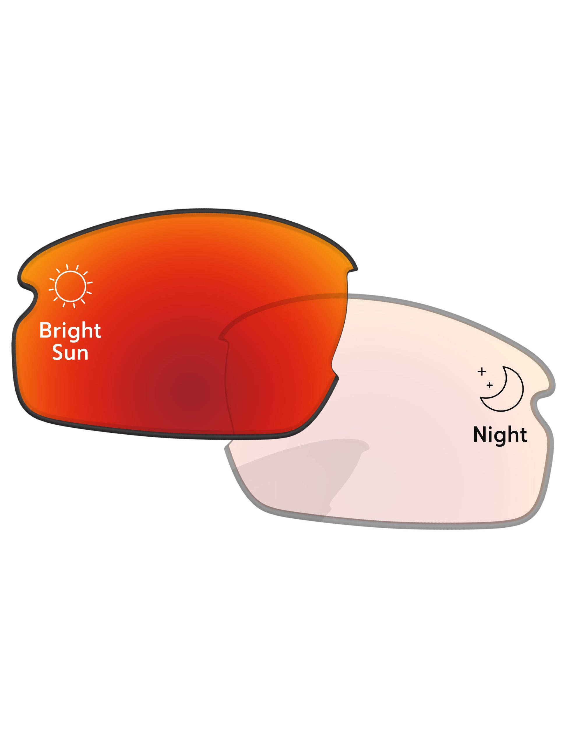 Eclipse Red Shield Photochromic-Pro+