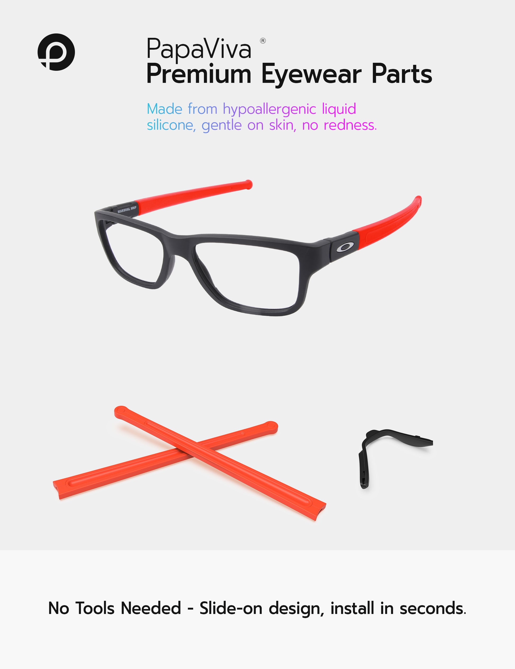 Replacement Rubber Kits for Oakley Marshal MNP OX8091