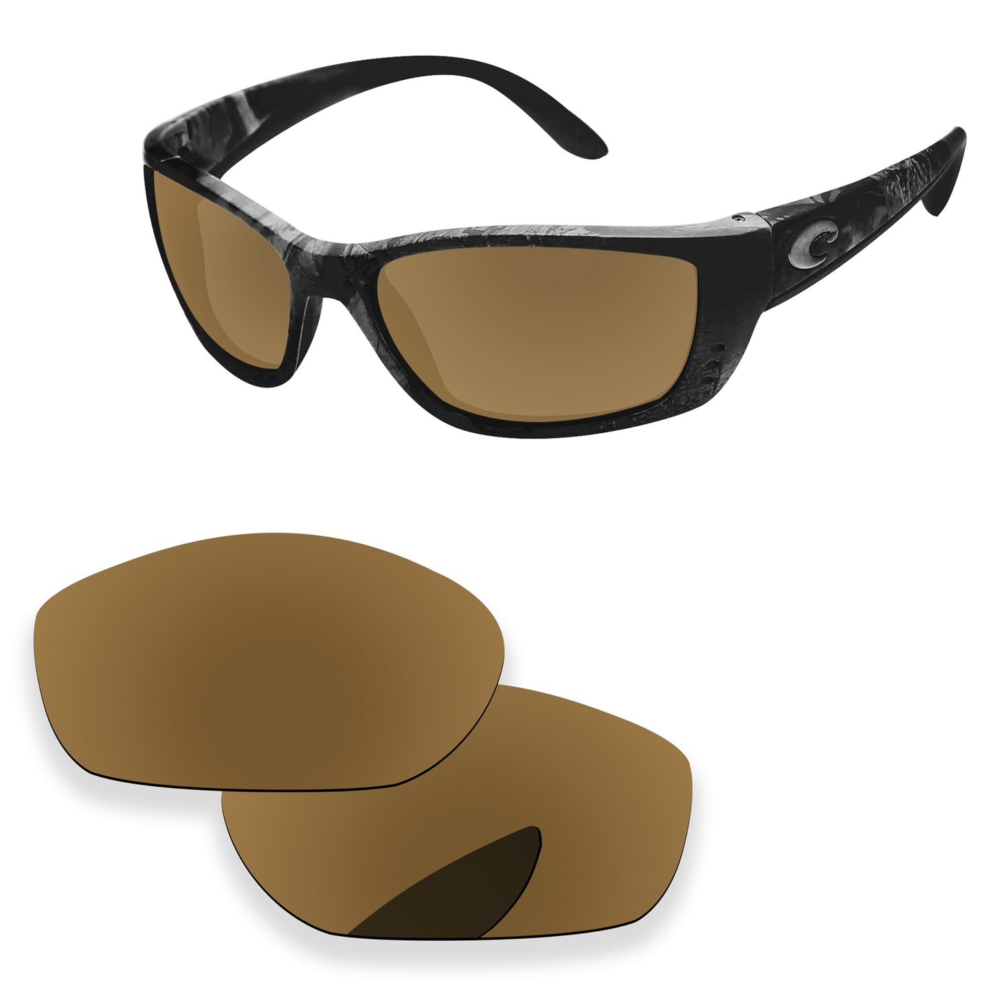 Replacement Lenses for Costa Del Mar Fisch