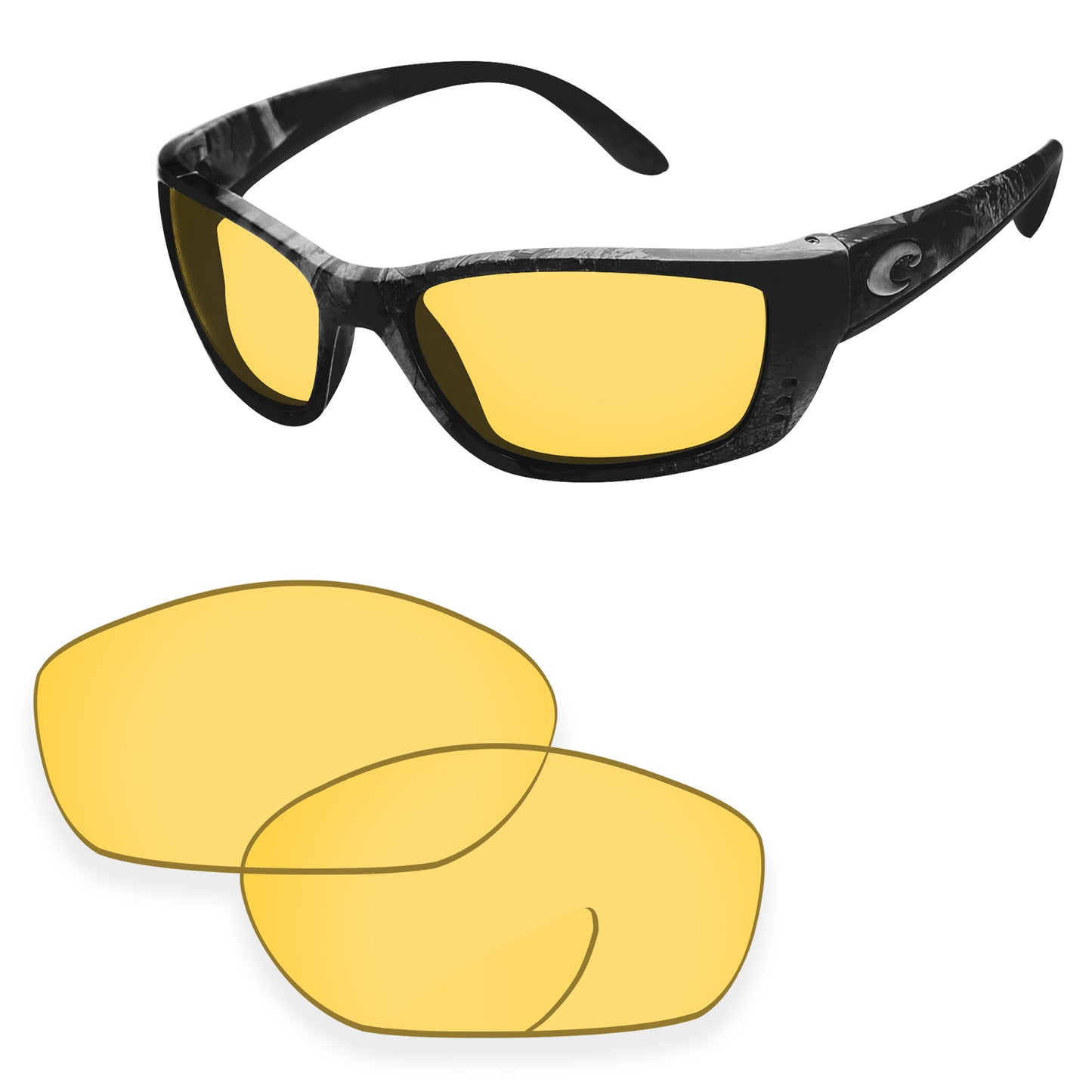 Replacement Lenses for Costa Del Mar Fisch