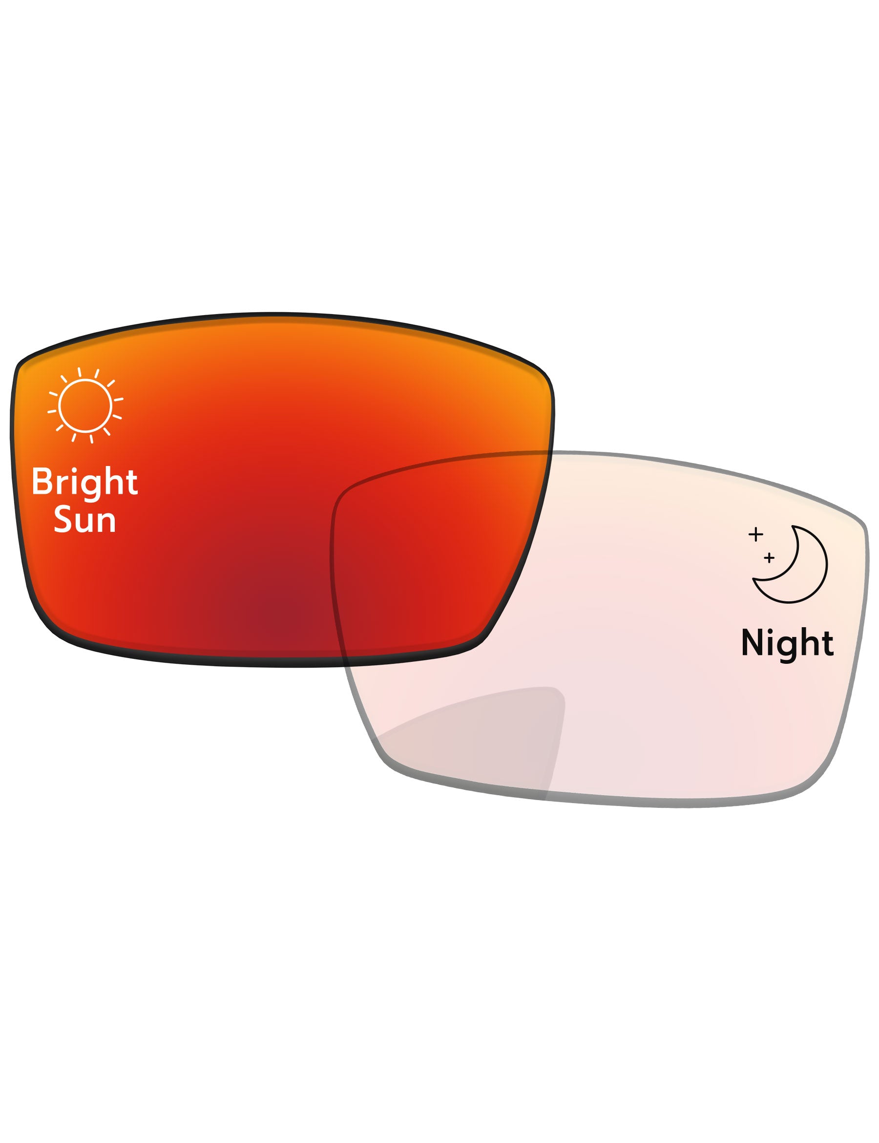 Eclipse Red Shield Photochromic-Pro+