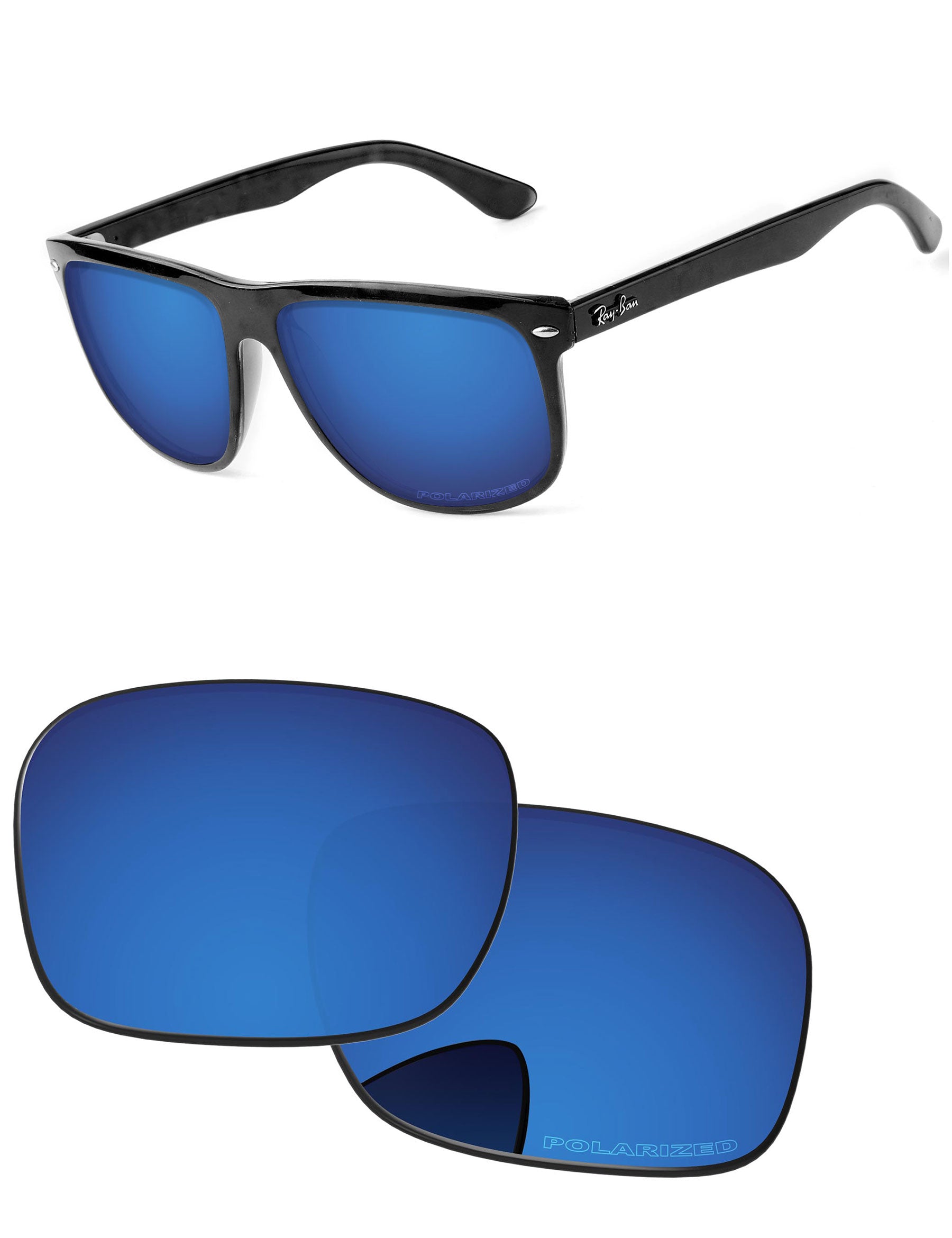 PapaViva Replacement Lenses for Ray-Ban Unisex RB4147-60 Sunglasses