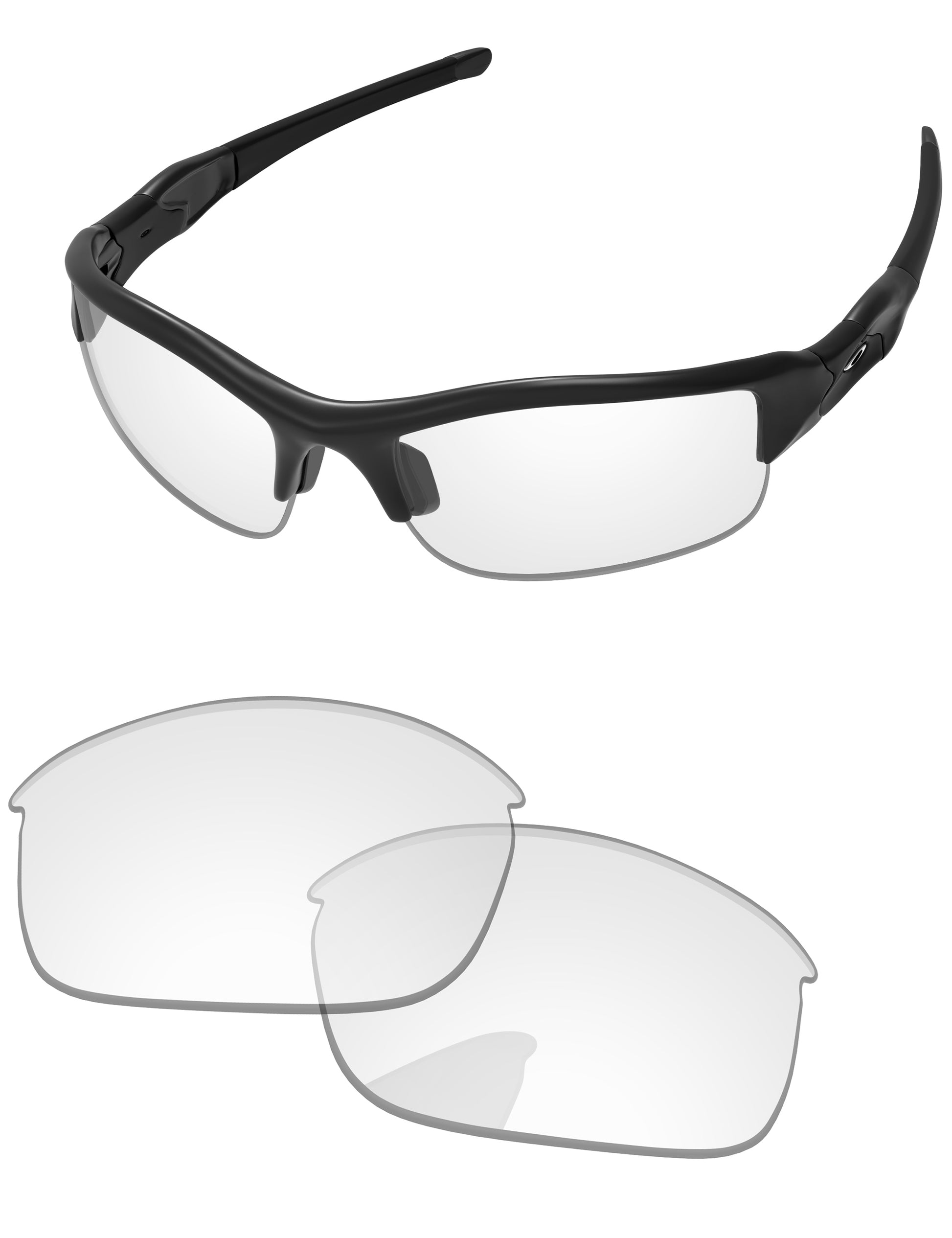 PapaViva Custom Prescription Lenses for Oakley Flak Jacket OO9008