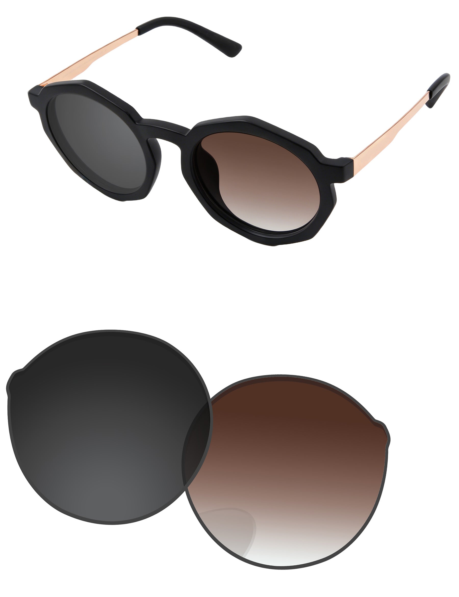 Brown Gradient Gray Photochromic-Standard