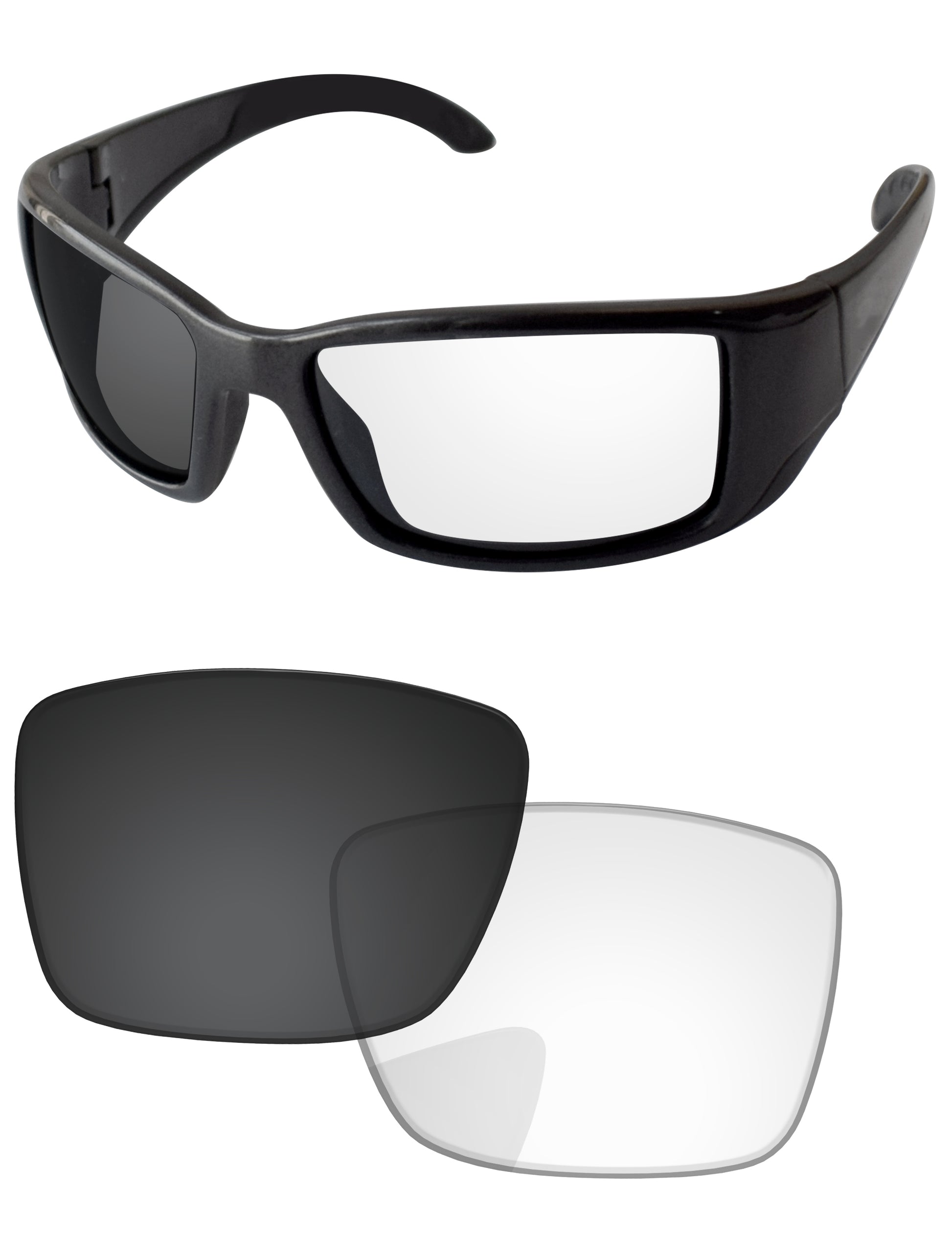 Eclipse Gray Photochromic Blue Light Blocking-Pro+
