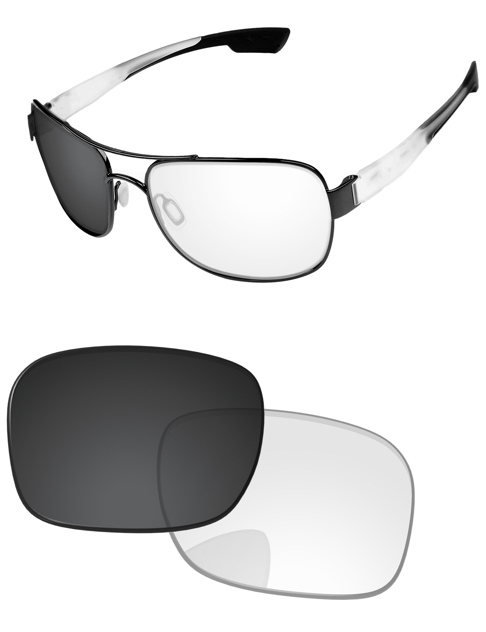 Eclipse Gray Photochromic Blue Light Blocking-Pro+