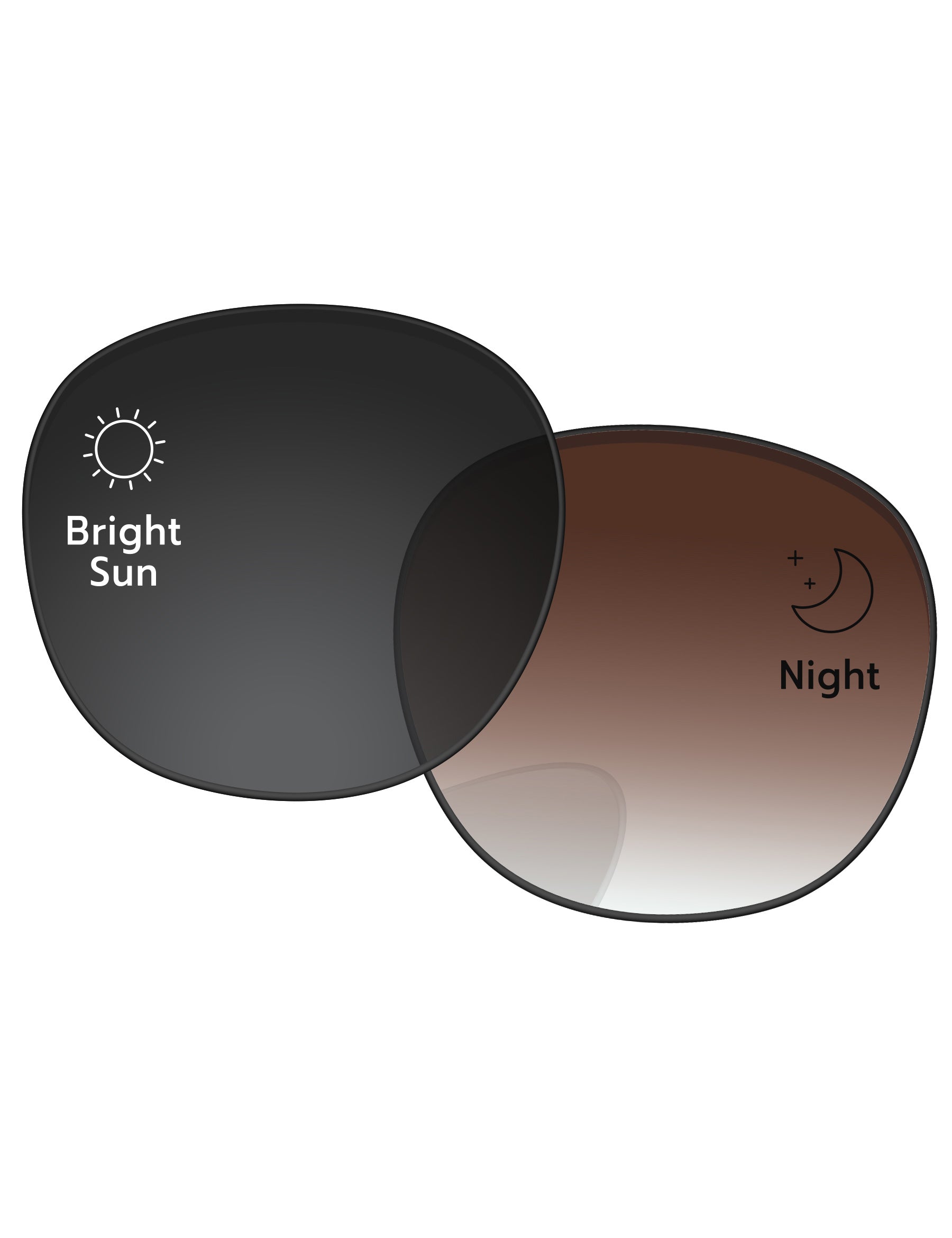 Brown Gradient Gray Photochromic-Standard
