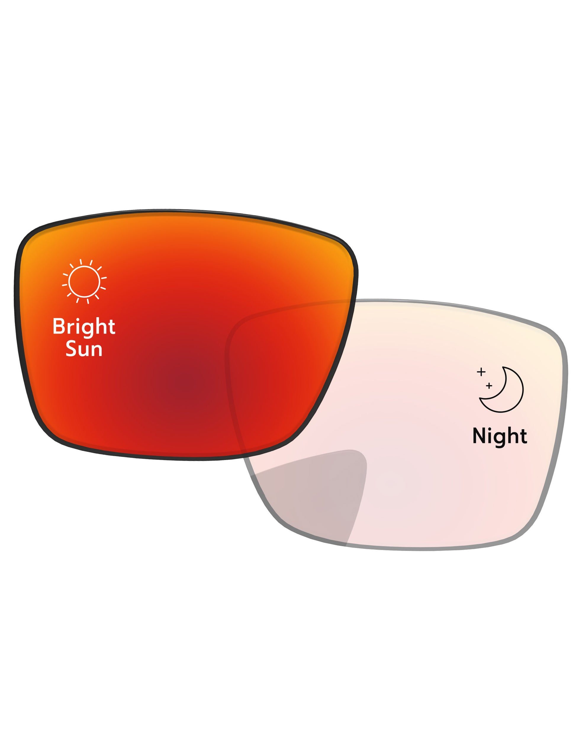 Eclipse Red Shield Photochromic-Pro+