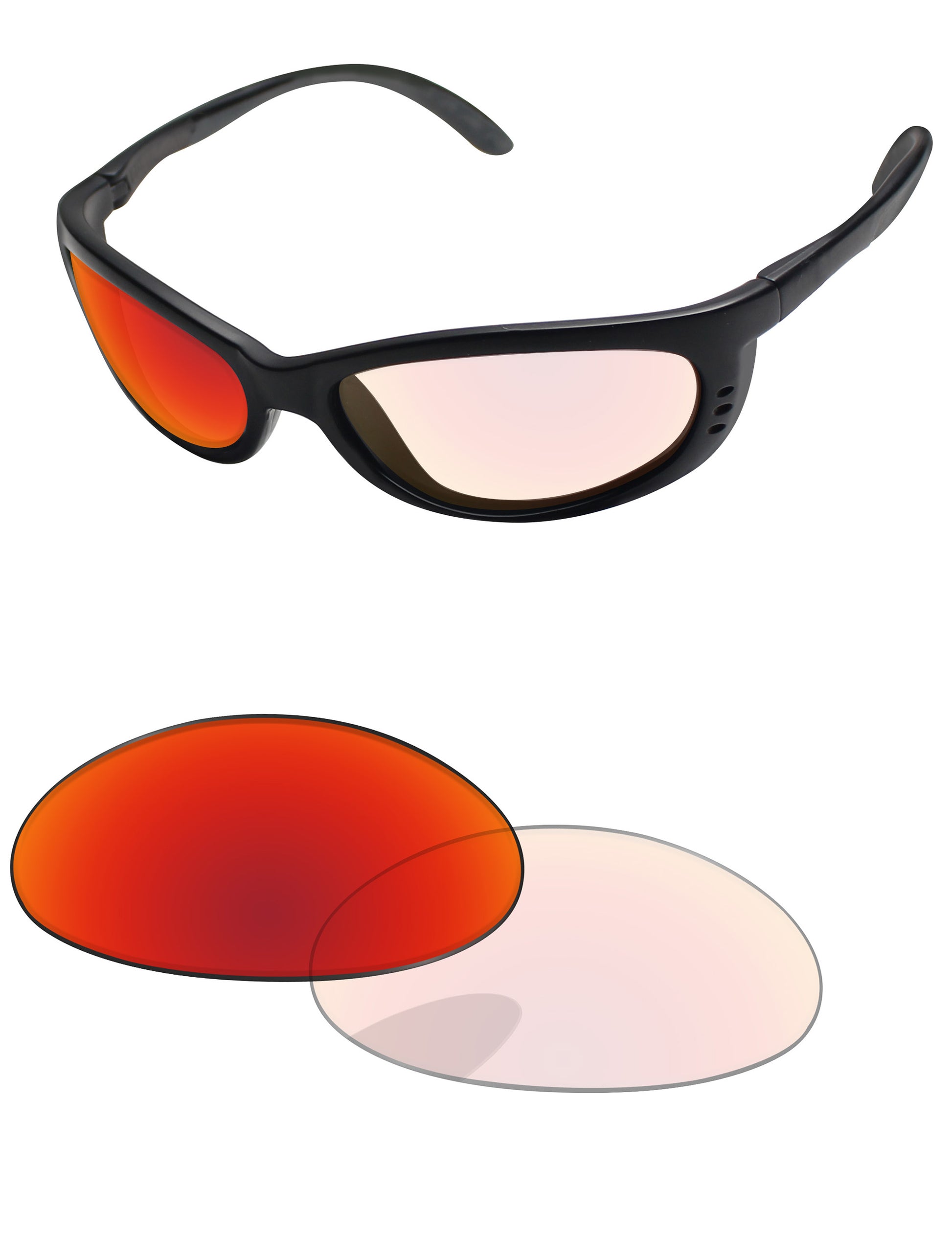 Eclipse Red Shield Photochromic-Pro+