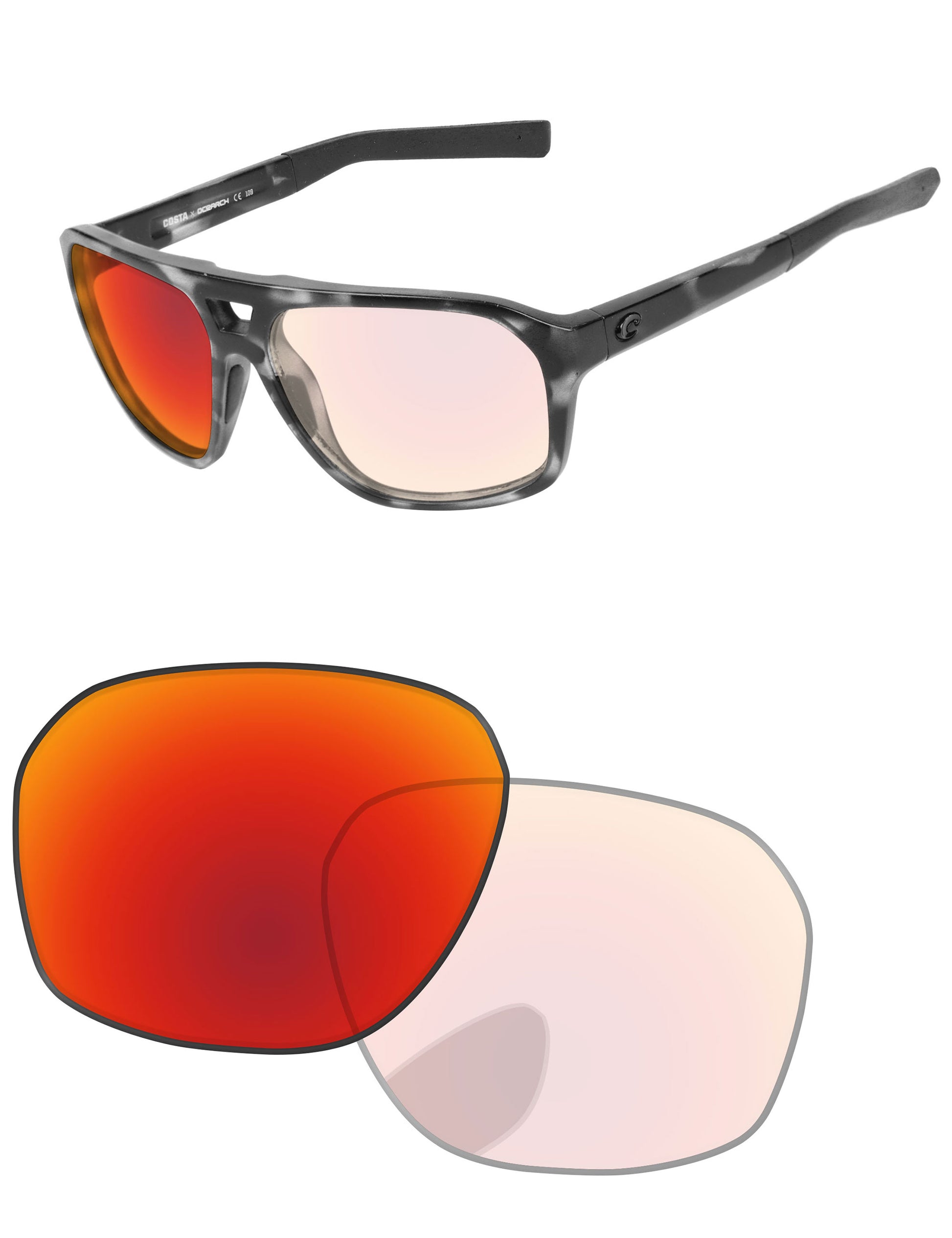 Adapt Red Shield Photochromic-Pro+