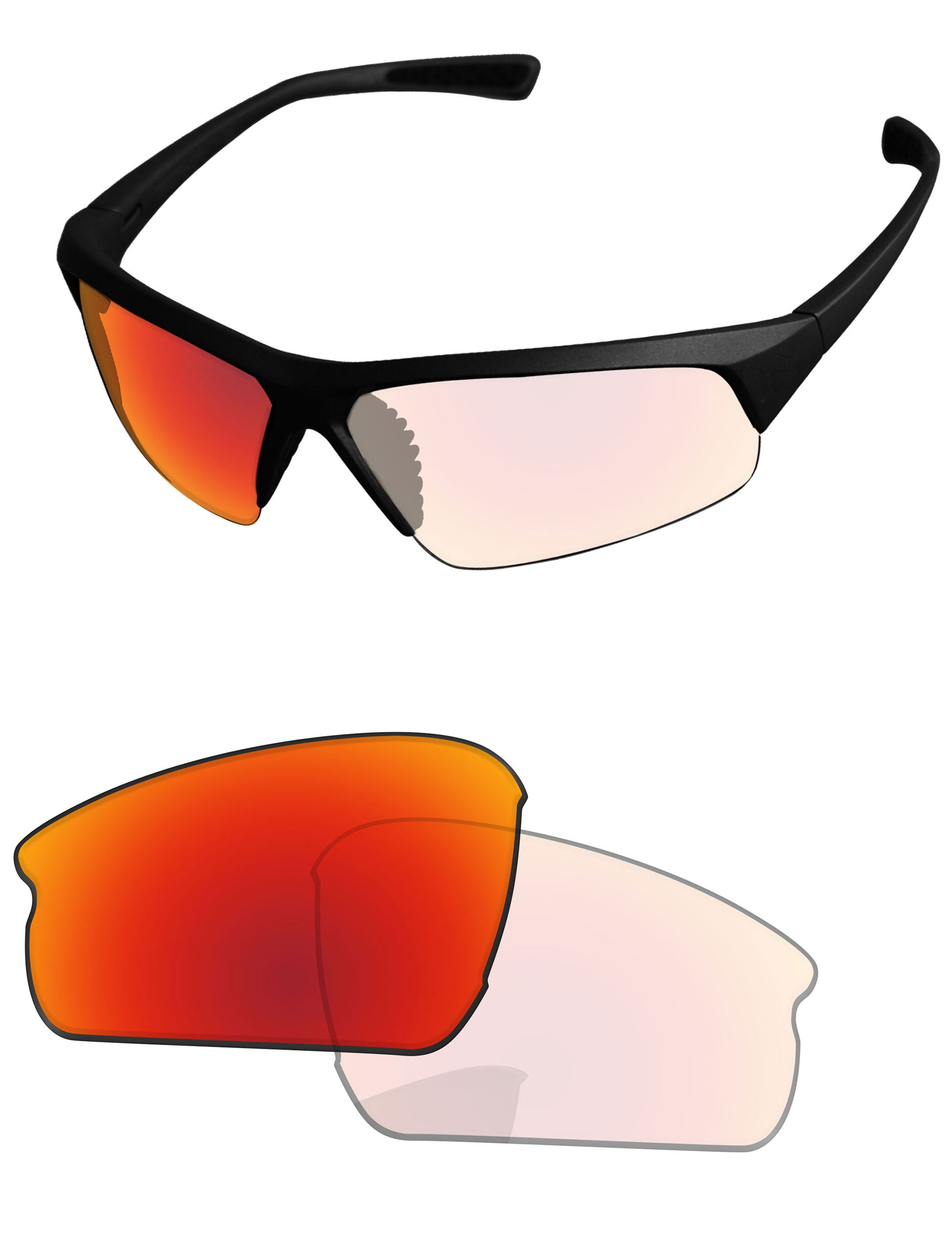 Adapt Red Shield Photochromic-Pro+