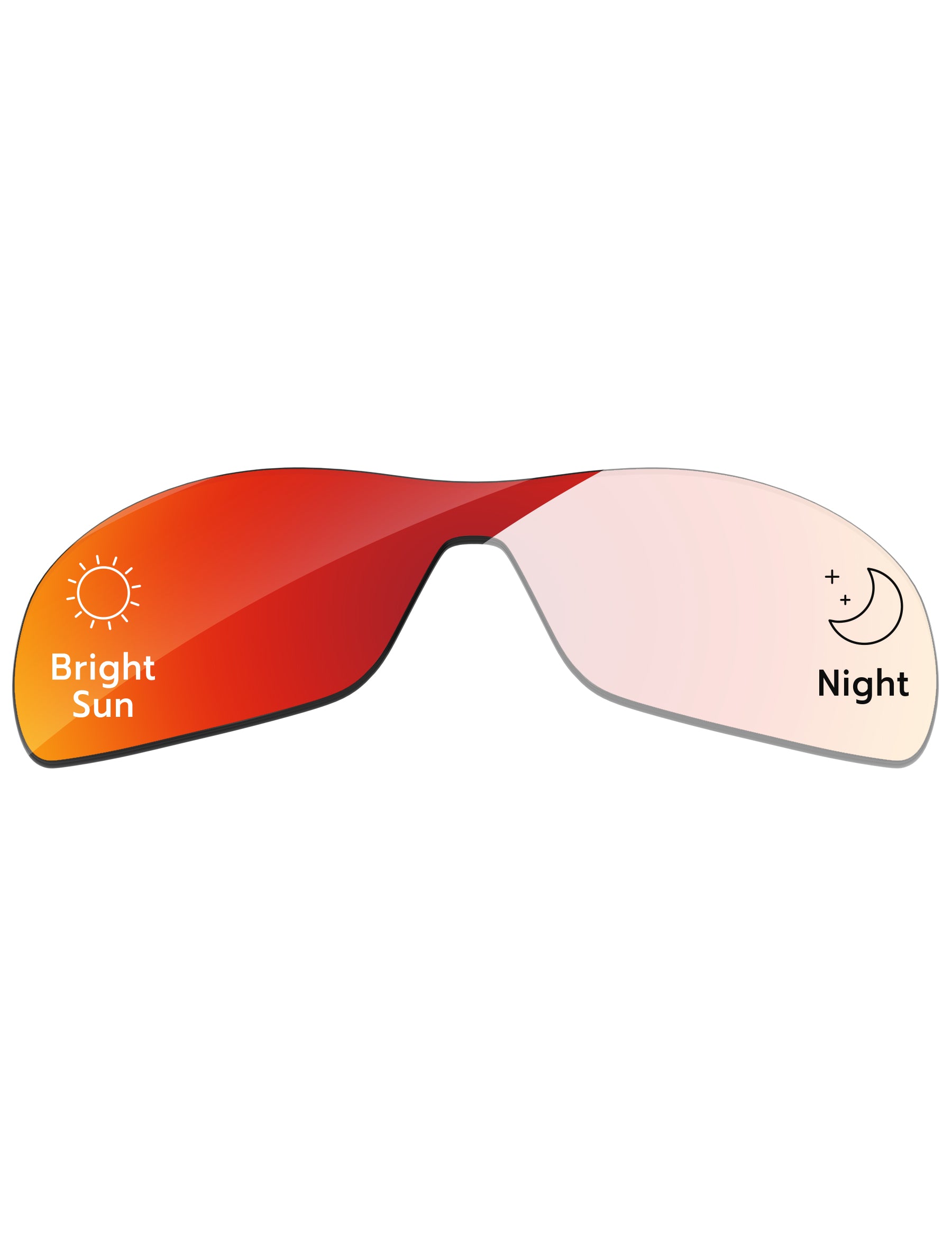 Eclipse Red Shield Photochromic-Pro+