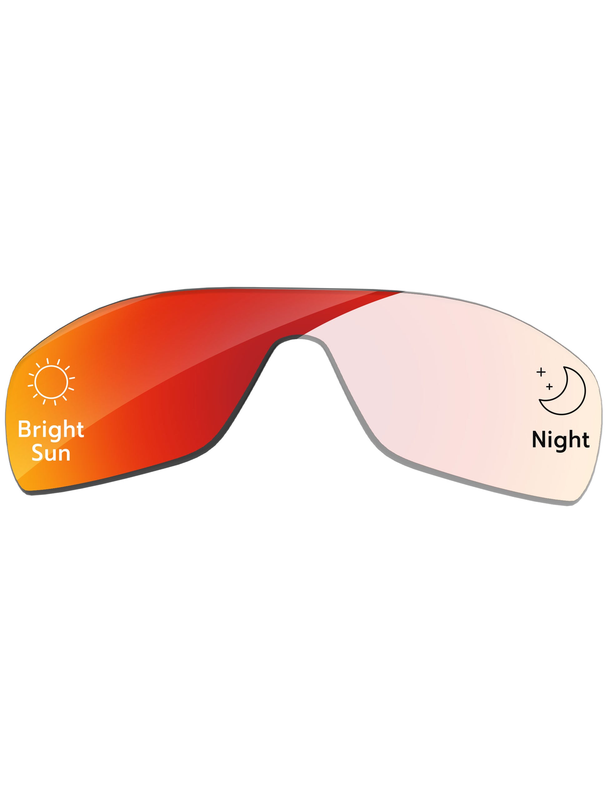 Eclipse Red Shield Photochromic-Pro+