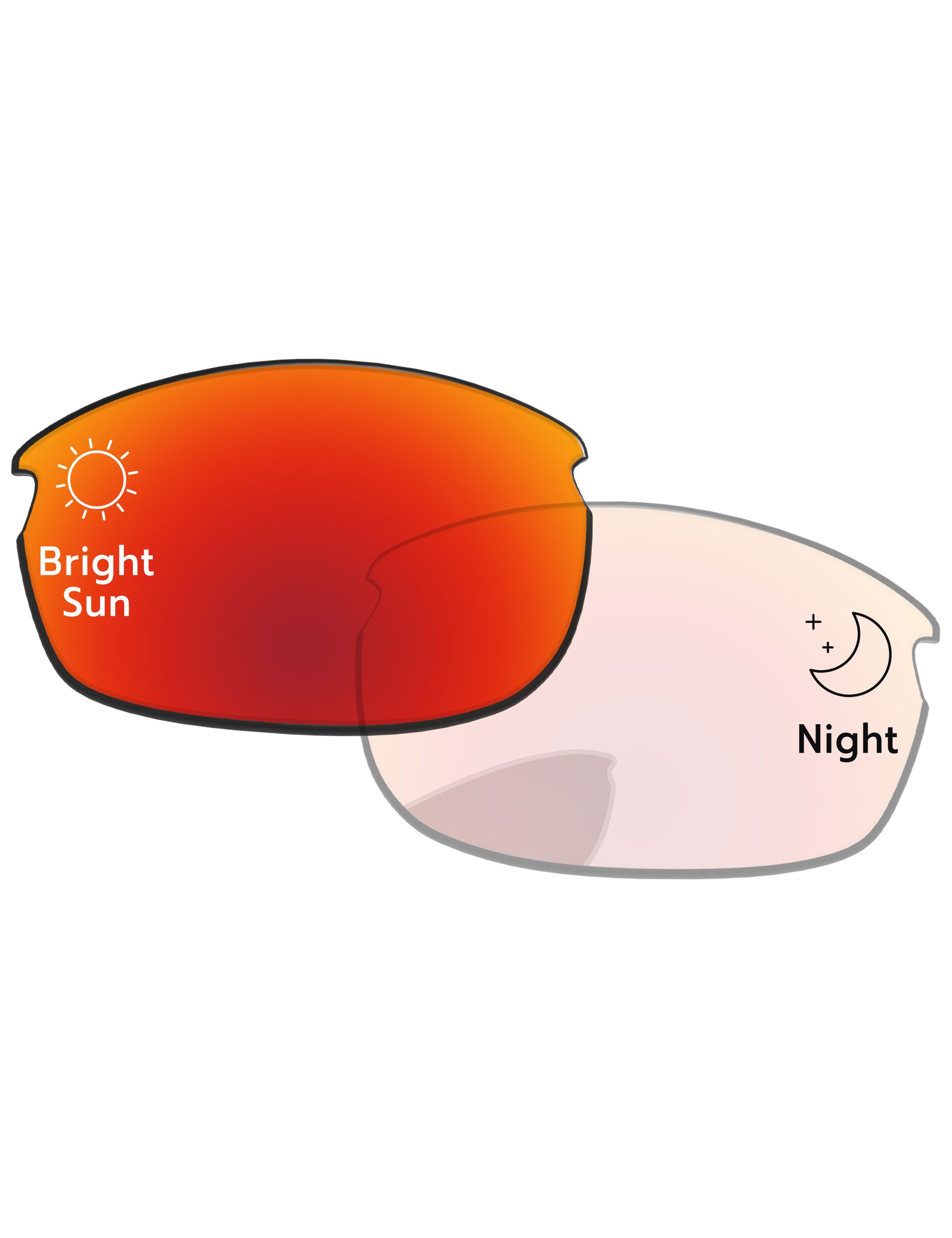 Eclipse Red Shield Photochromic-Pro+