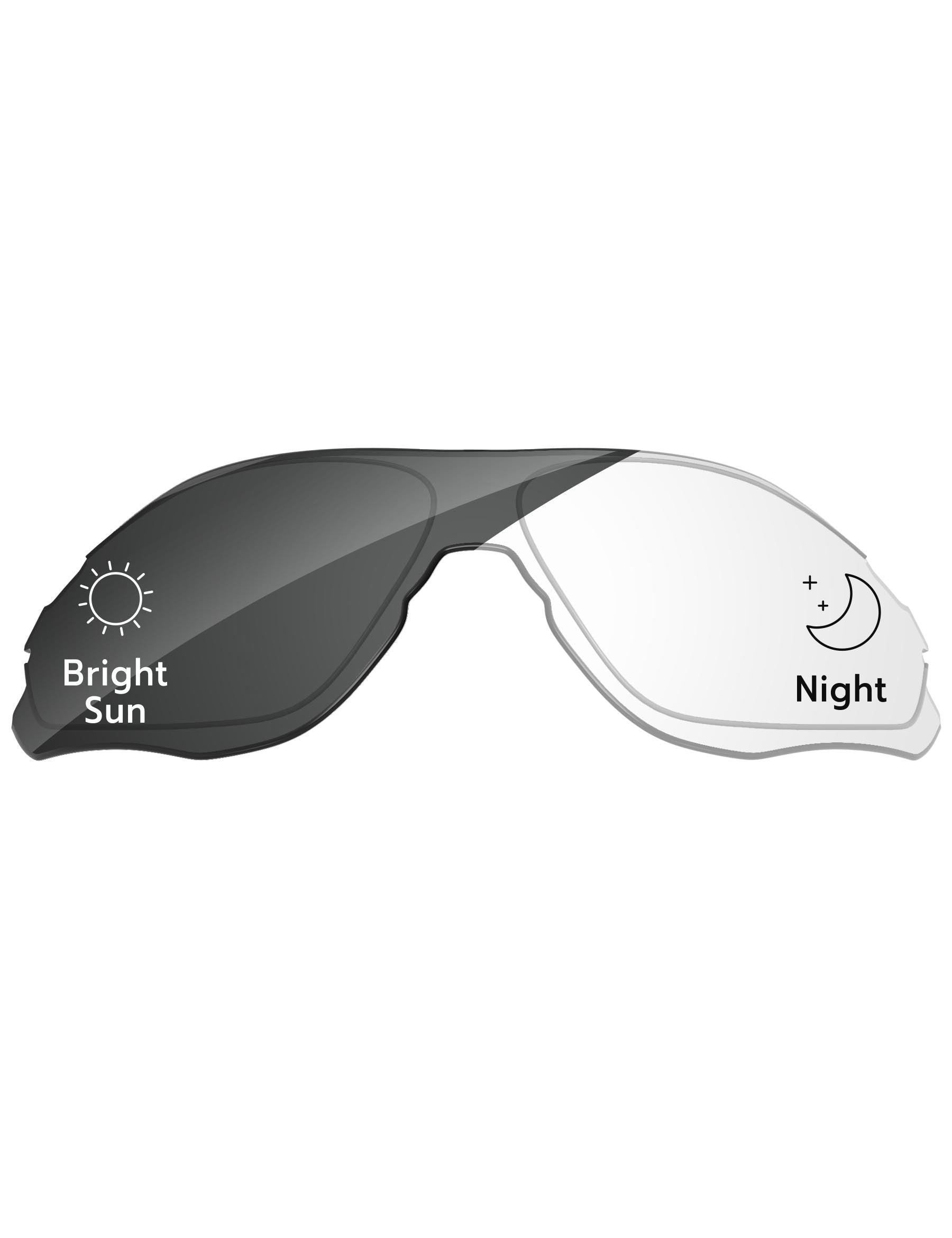 Eclipse Gray Photochromic Blue Light Blocking-Pro+