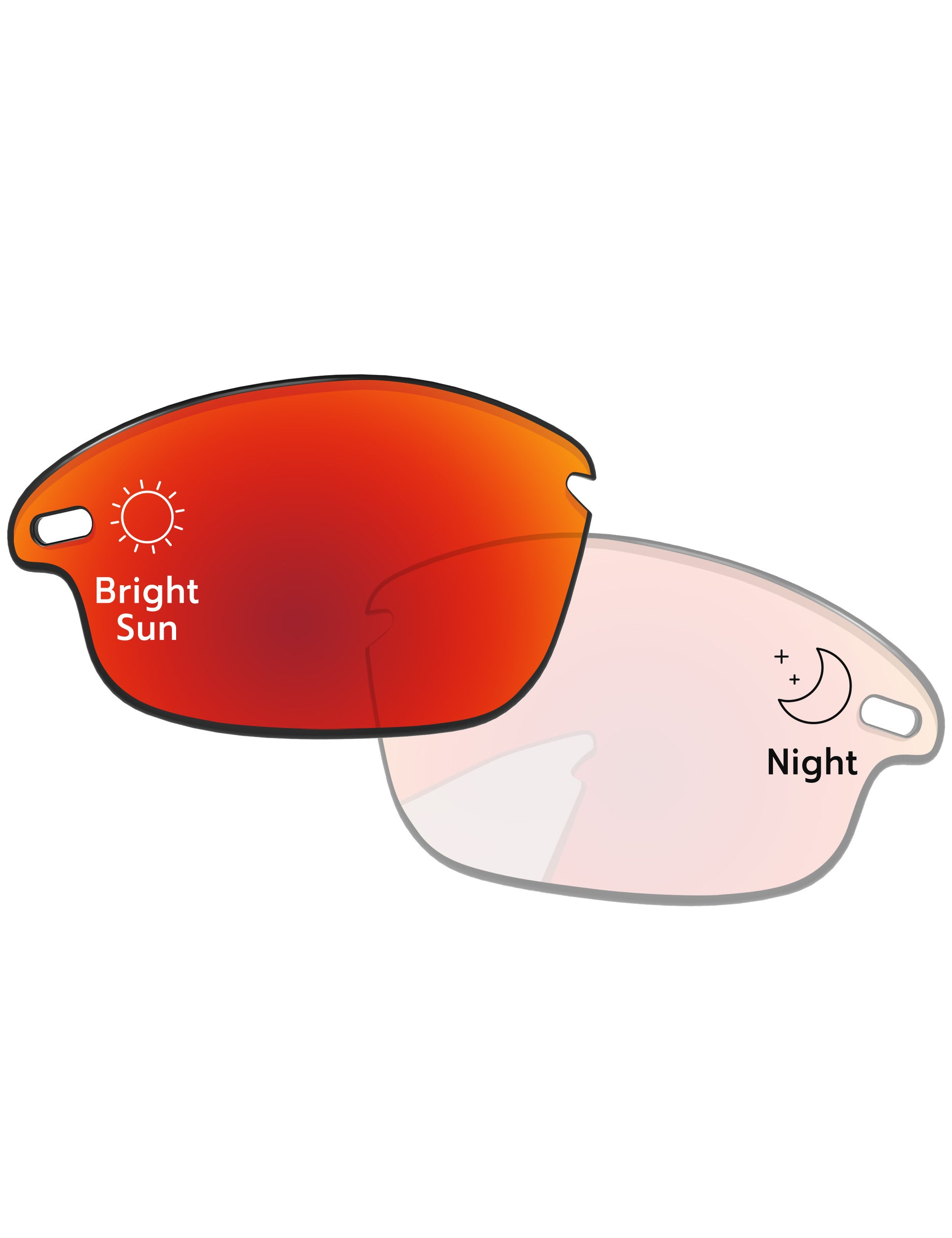 Eclipse Red Shield Photochromic-Pro+