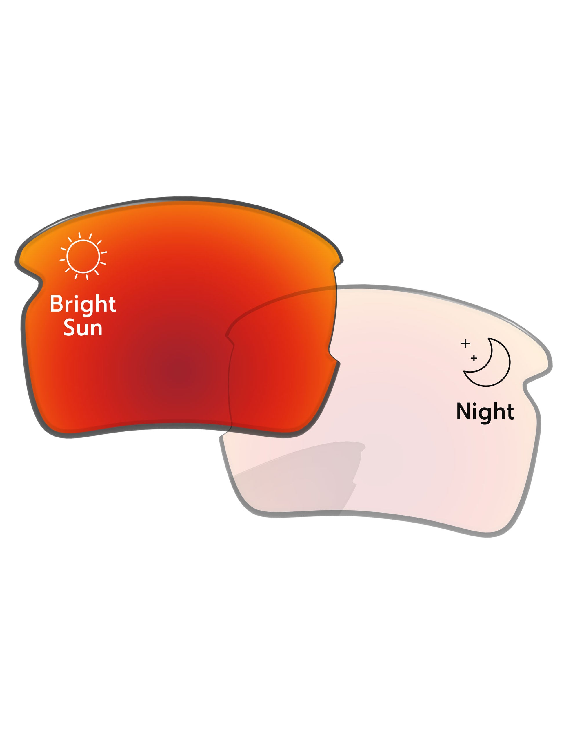 Eclipse Red Shield Photochromic-Pro+