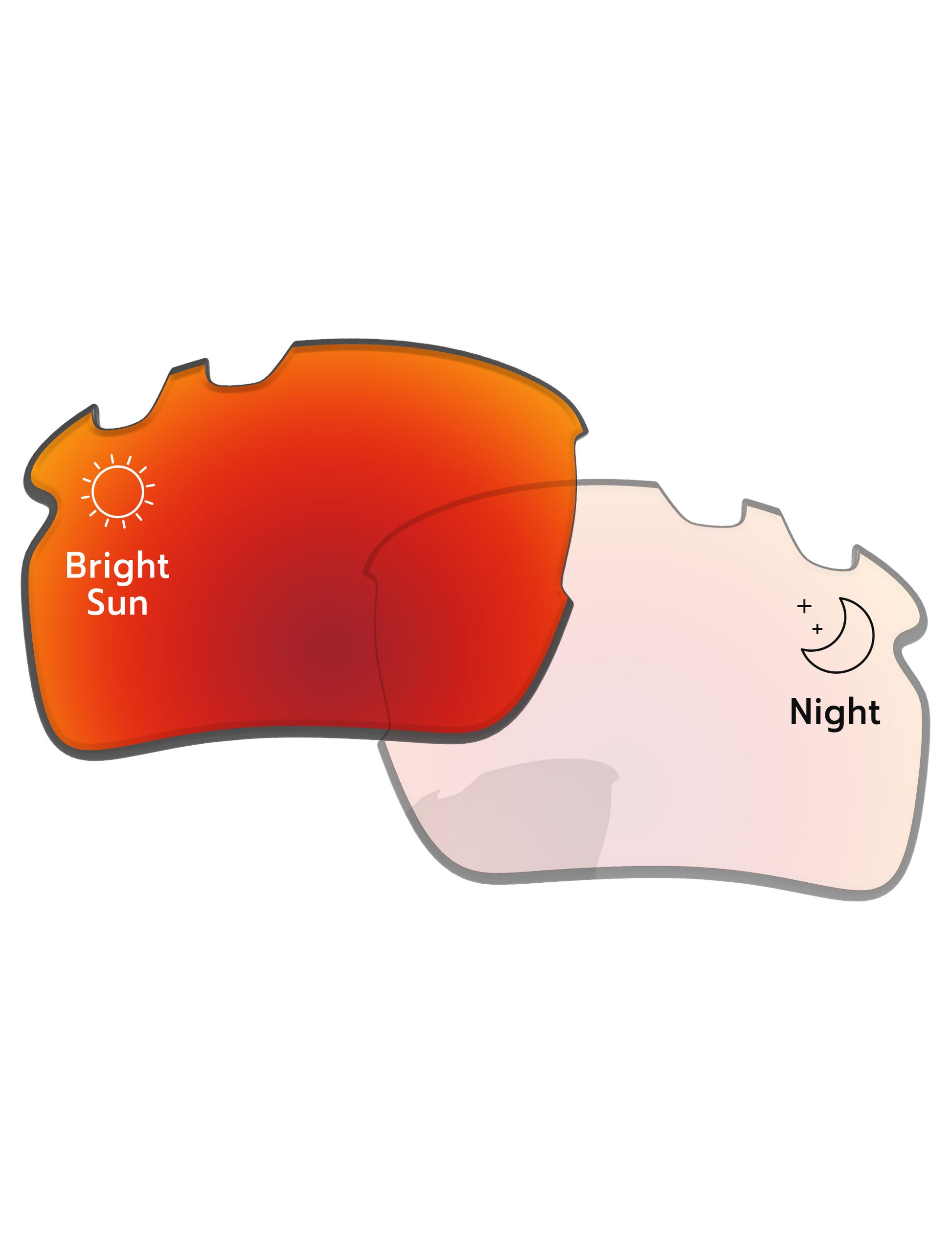 Eclipse Red Shield Photochromic-Pro+