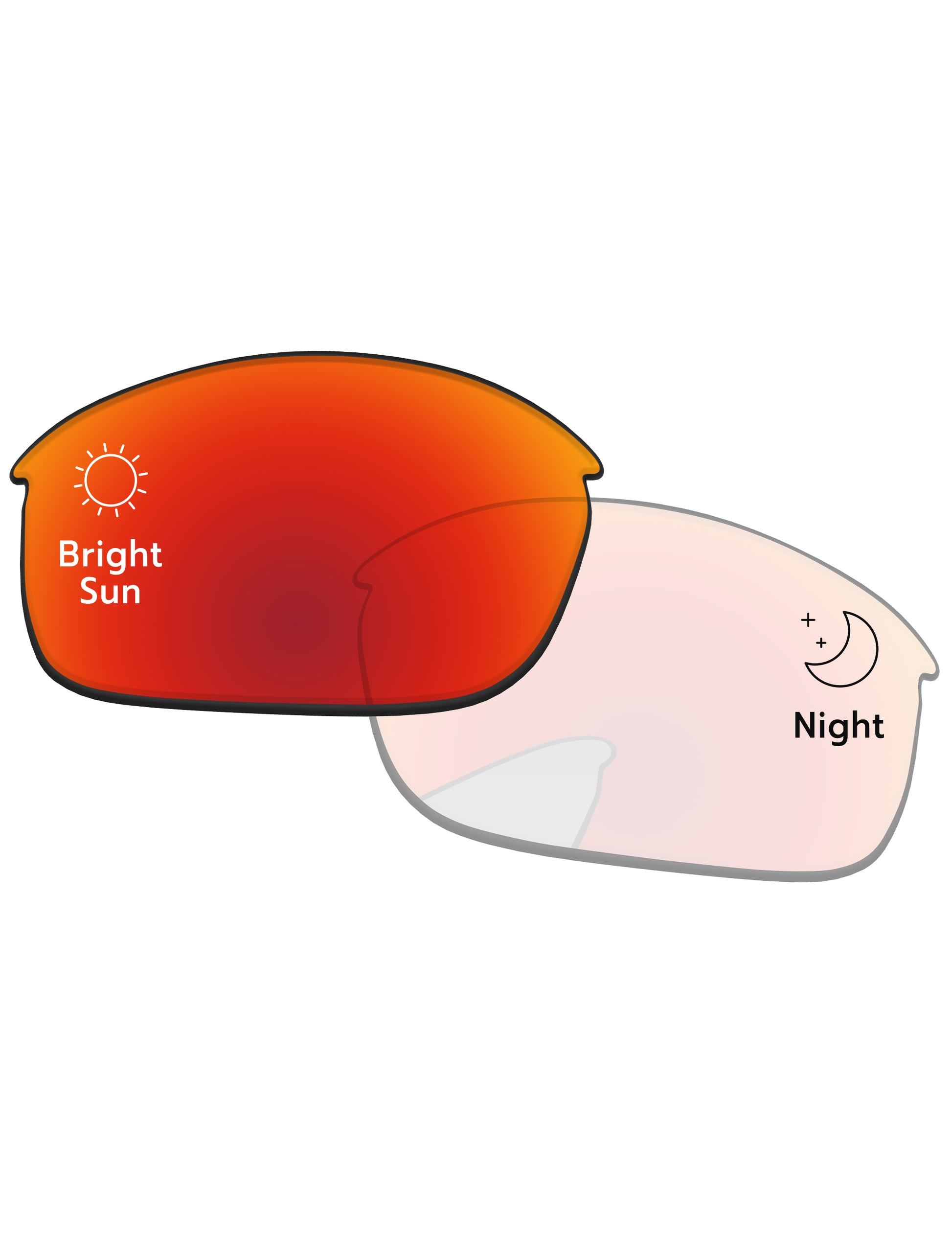 Eclipse Red Shield Photochromic-Pro+