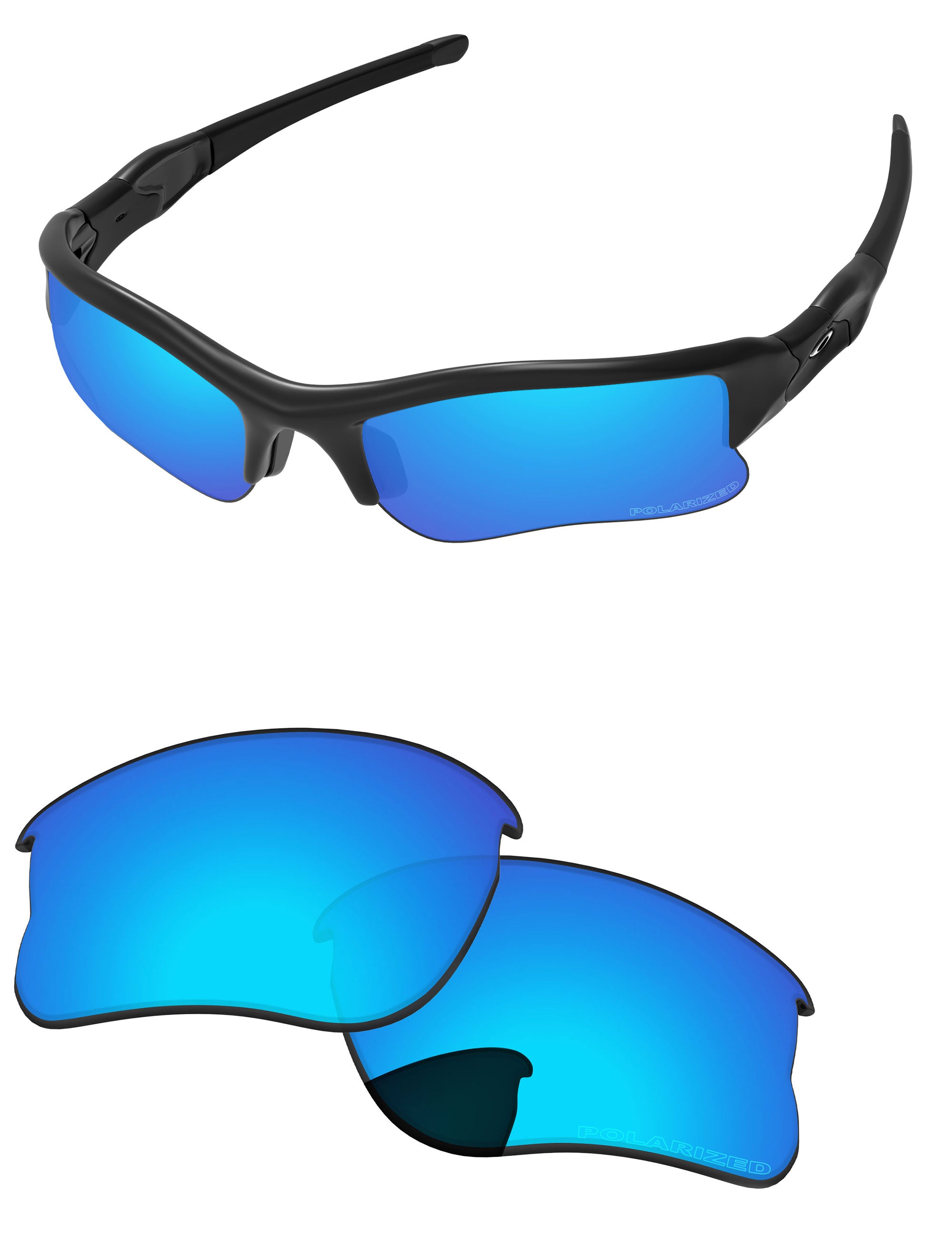 PapaViva Replacement Lenses for Oakley Flak Jacket XLJ OO9009