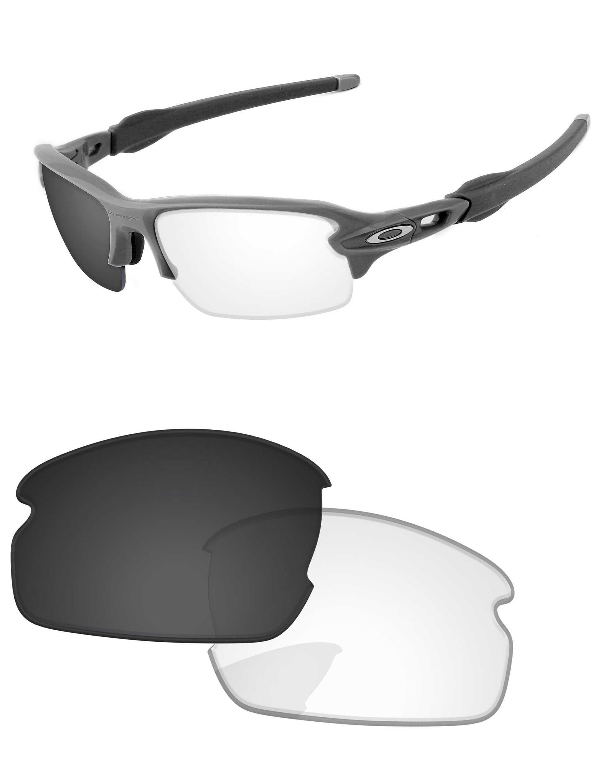 Eclipse Gray Photochromic Blue Light Blocking-Pro+