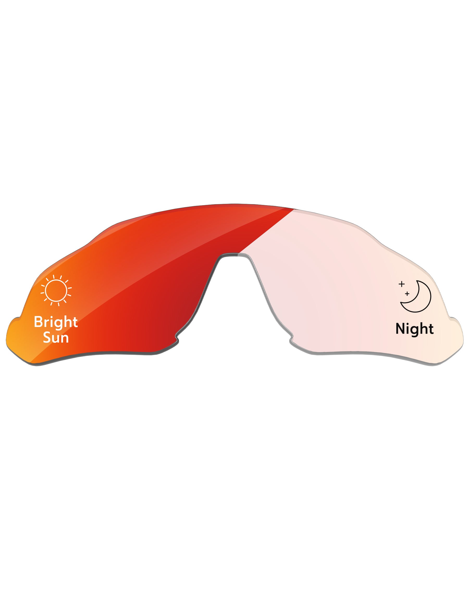 Eclipse Red Shield Photochromic-Pro+