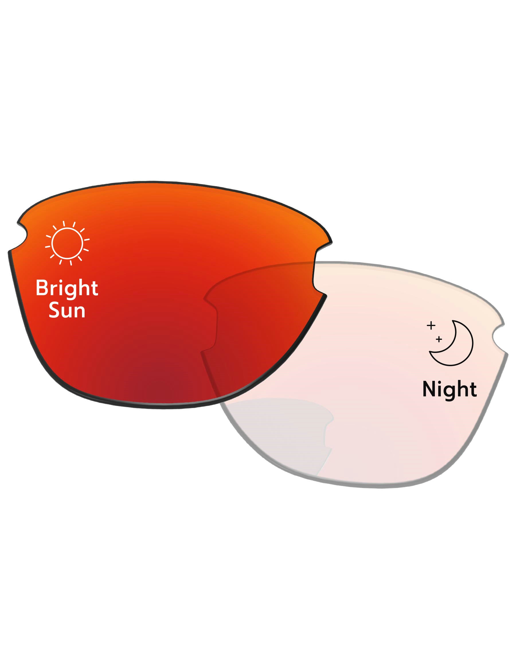 Eclipse Red Shield Photochromic-Pro+