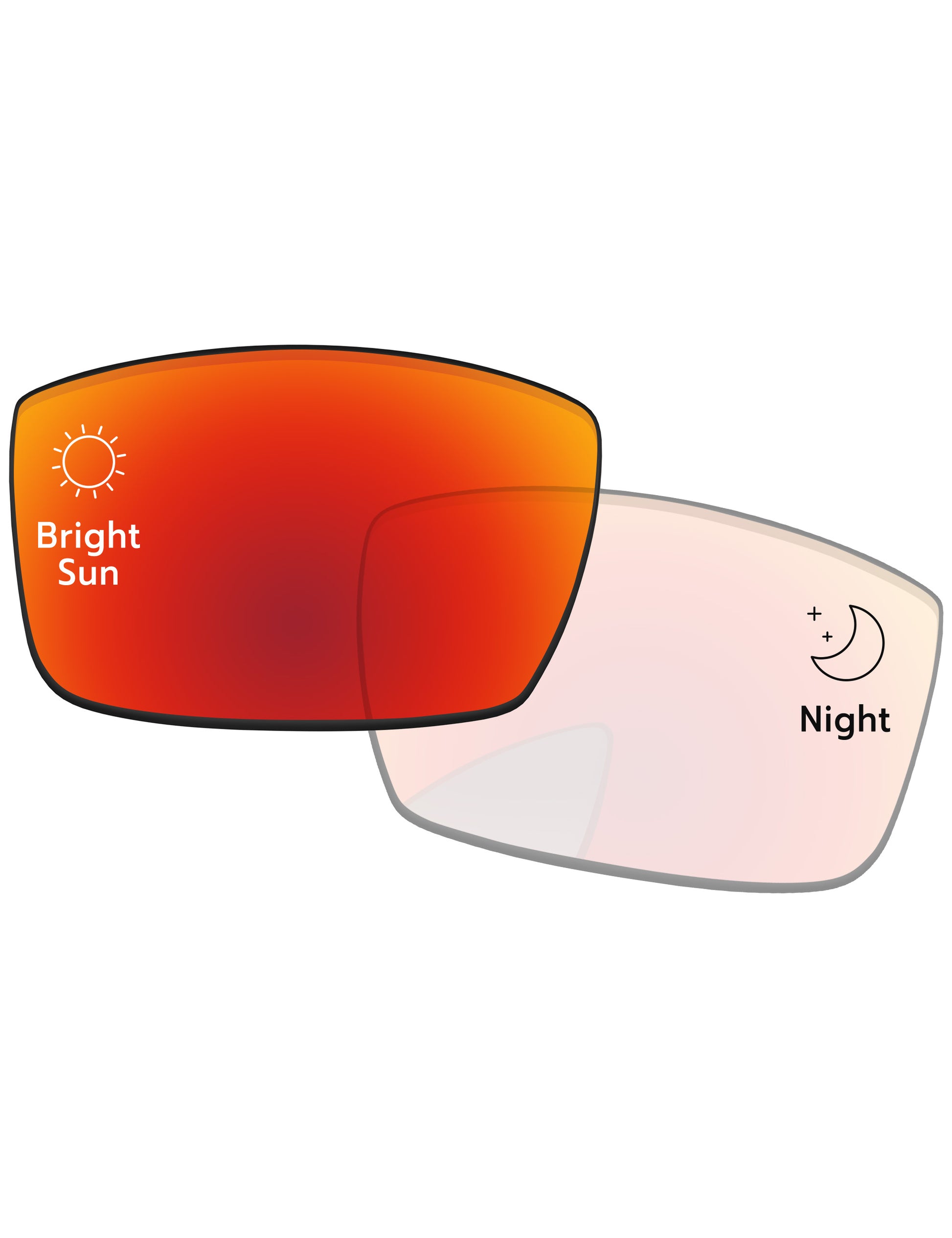Eclipse Red Shield Photochromic-Pro+