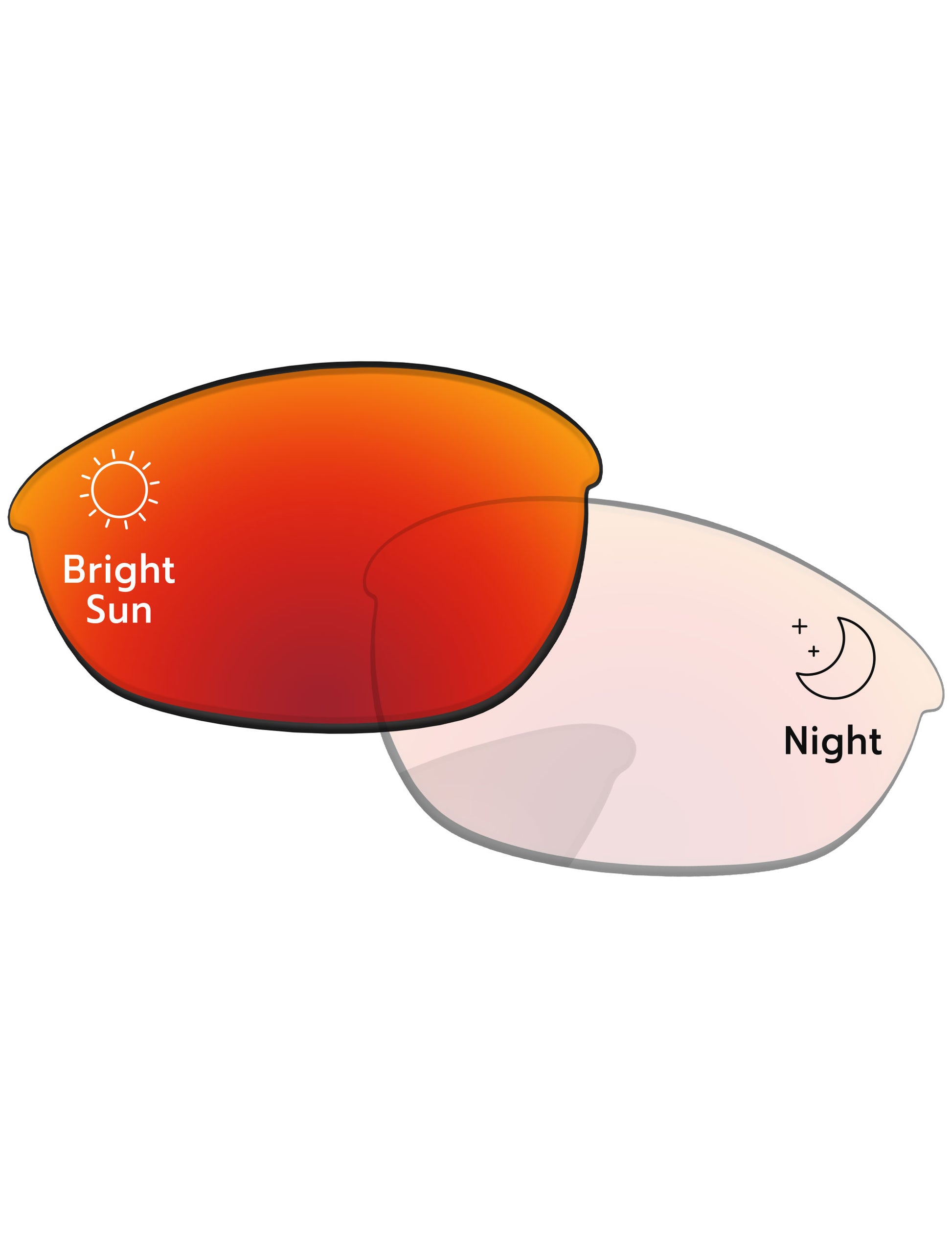 Eclipse Red Shield Photochromic-Pro+