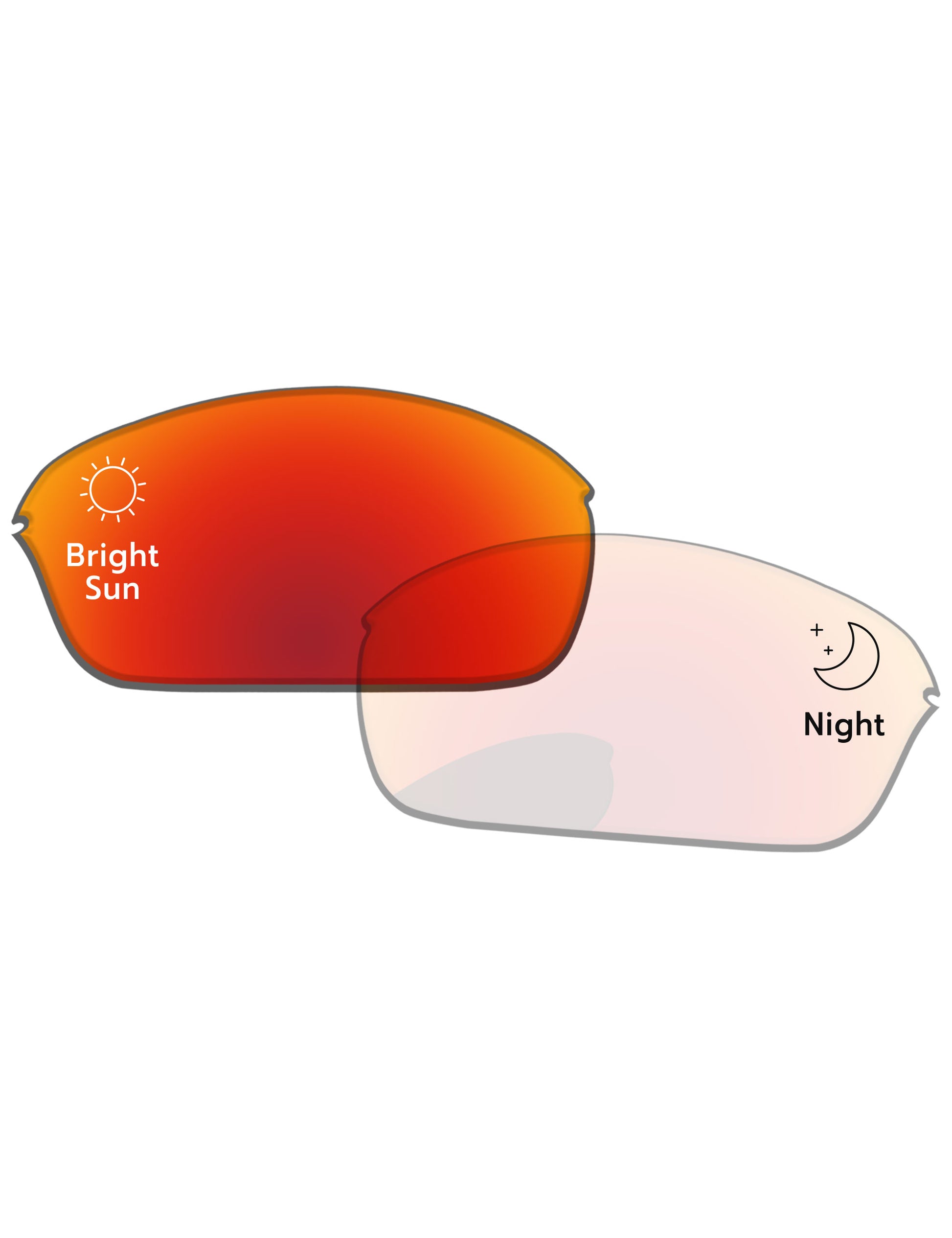 Eclipse Red Shield Photochromic-Pro+