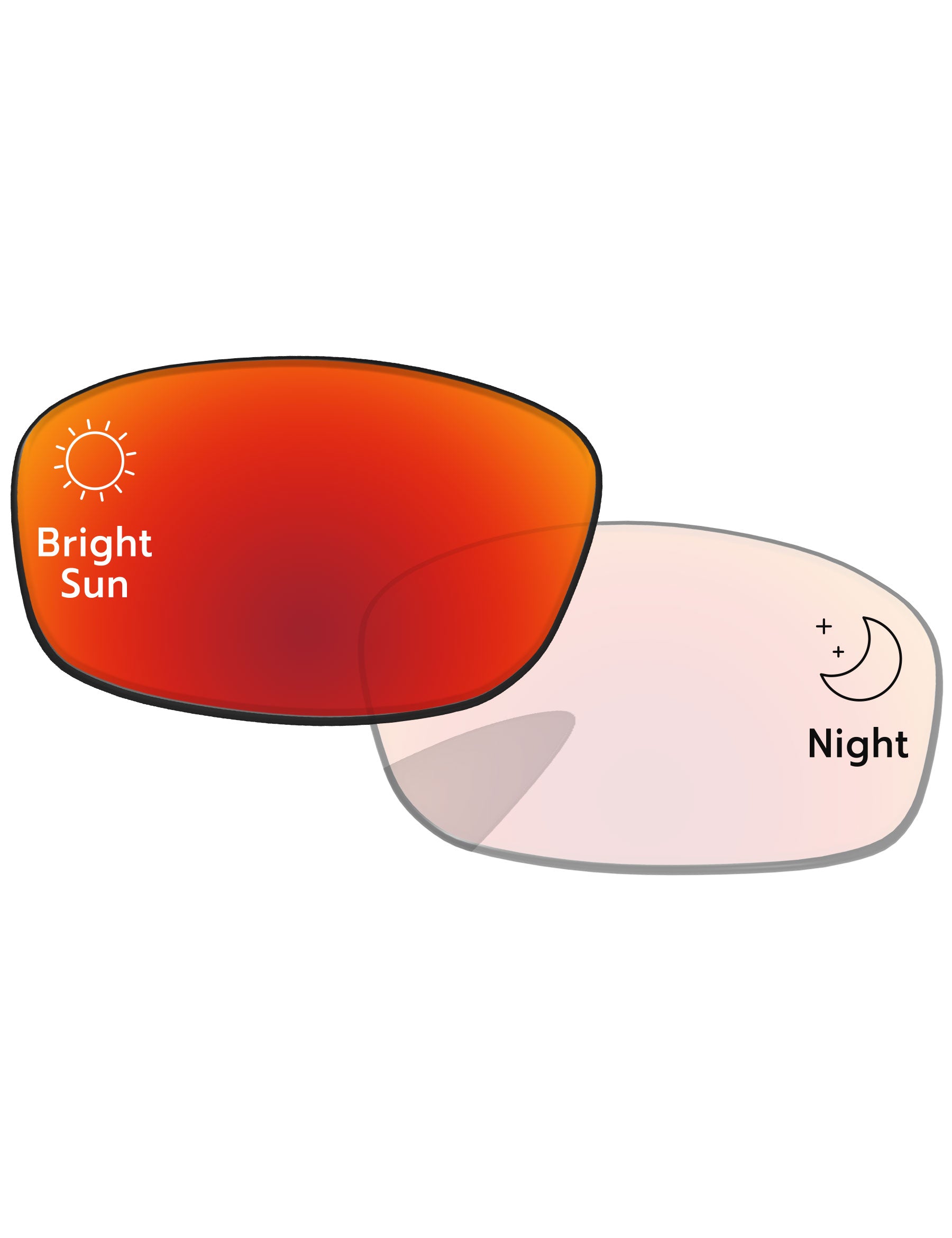 Eclipse Red Shield Photochromic-Pro+