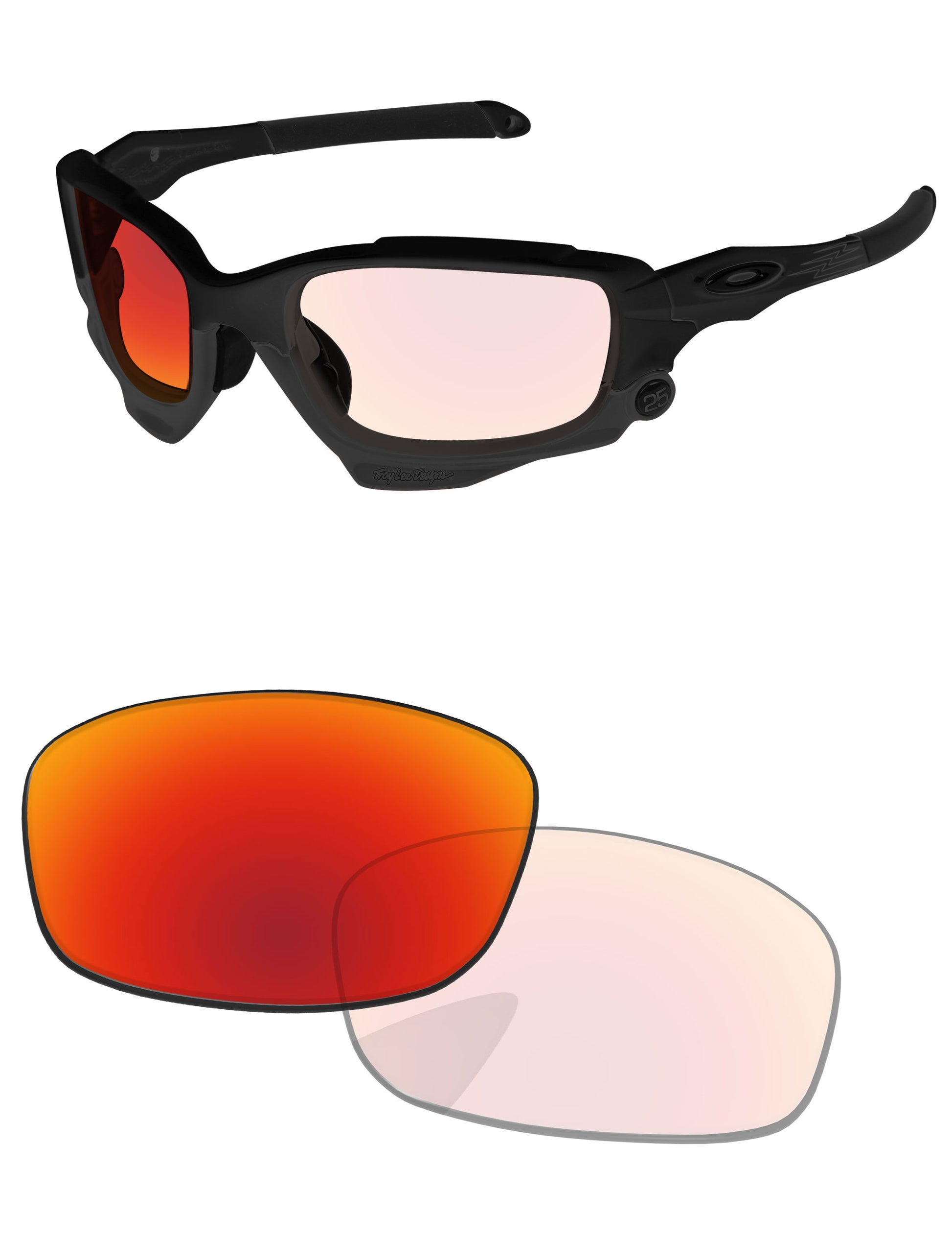 Eclipse Red Shield Photochromic-Pro+