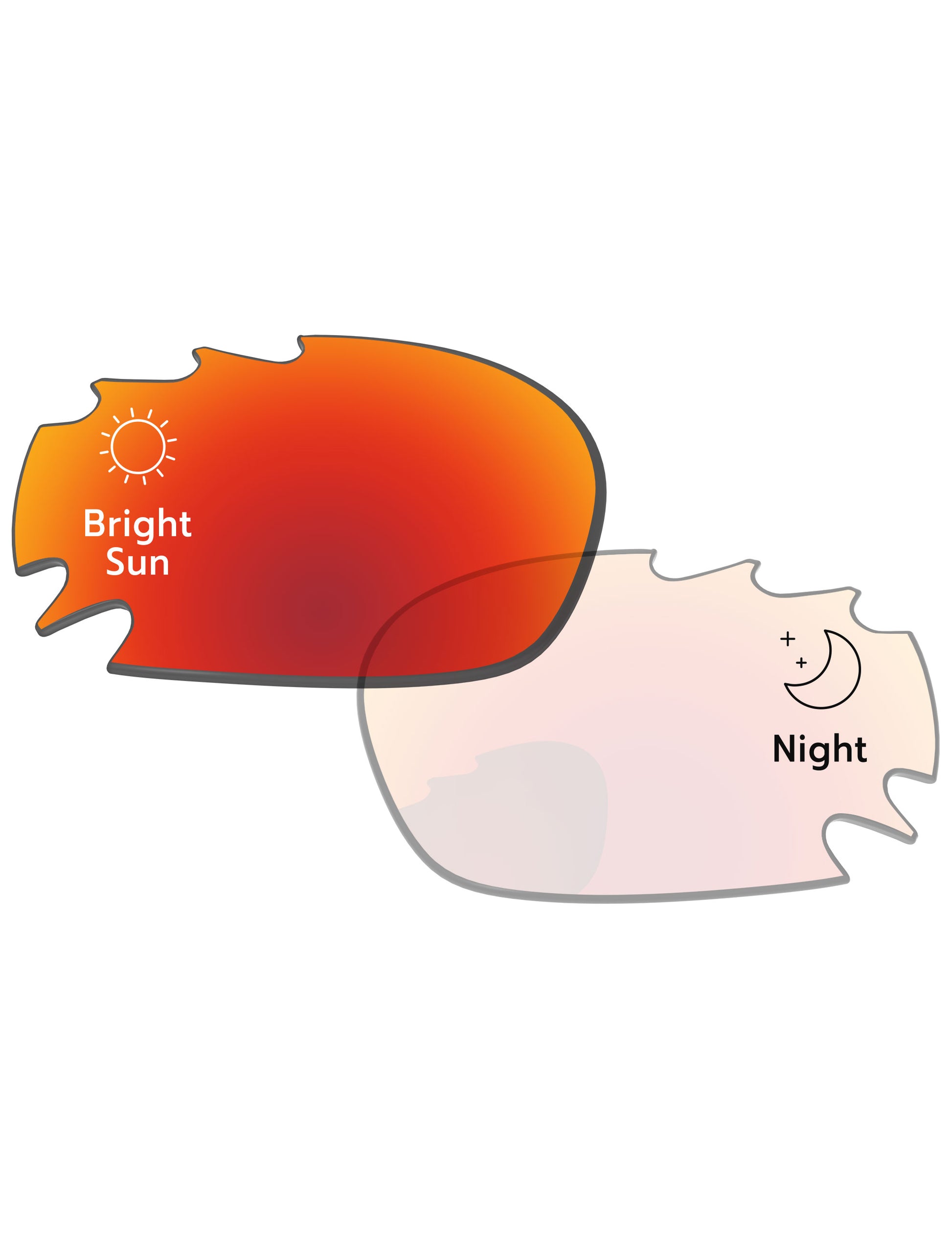 Eclipse Red Shield Photochromic-Pro+