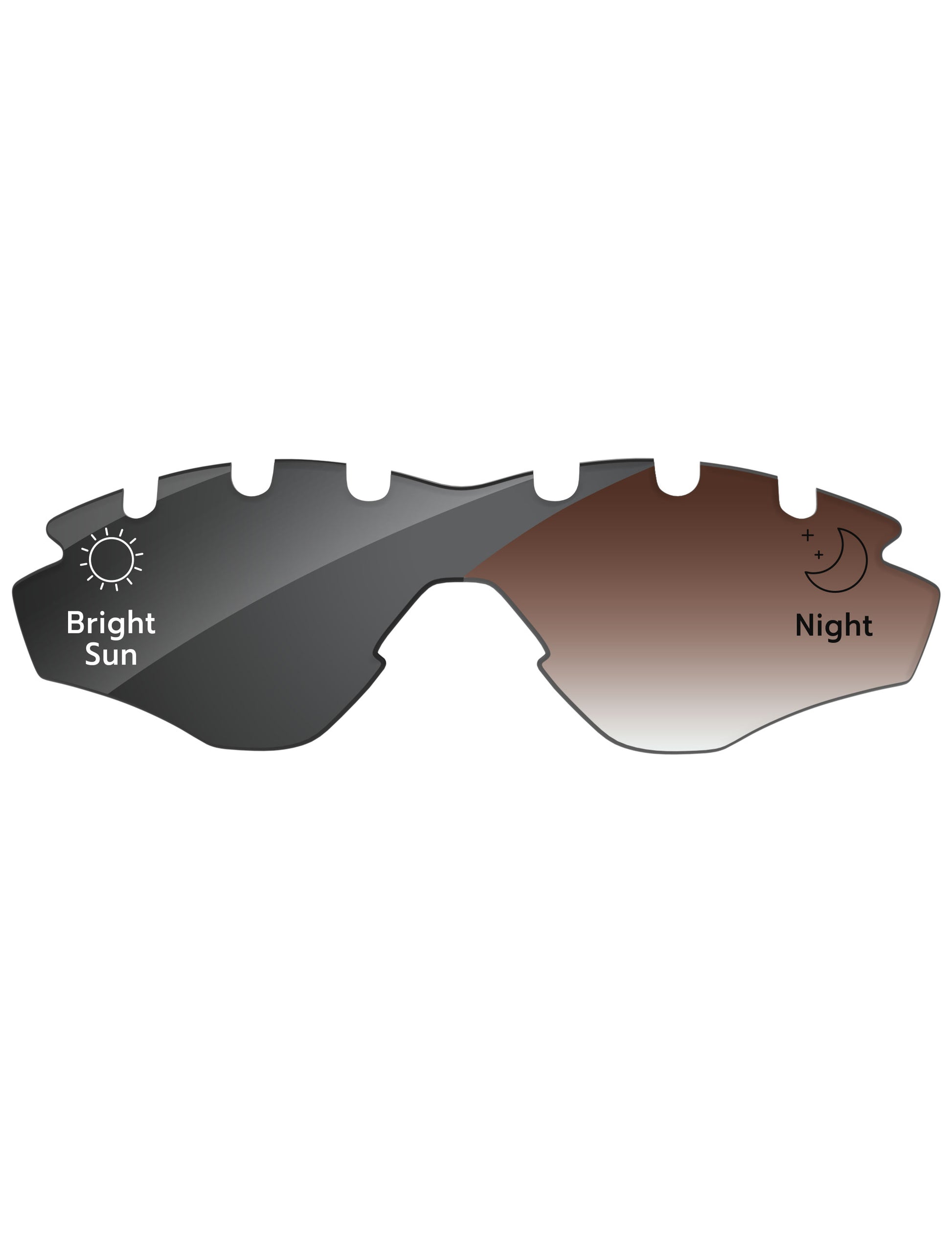 Brown Gradient Gray Photochromic-Standard