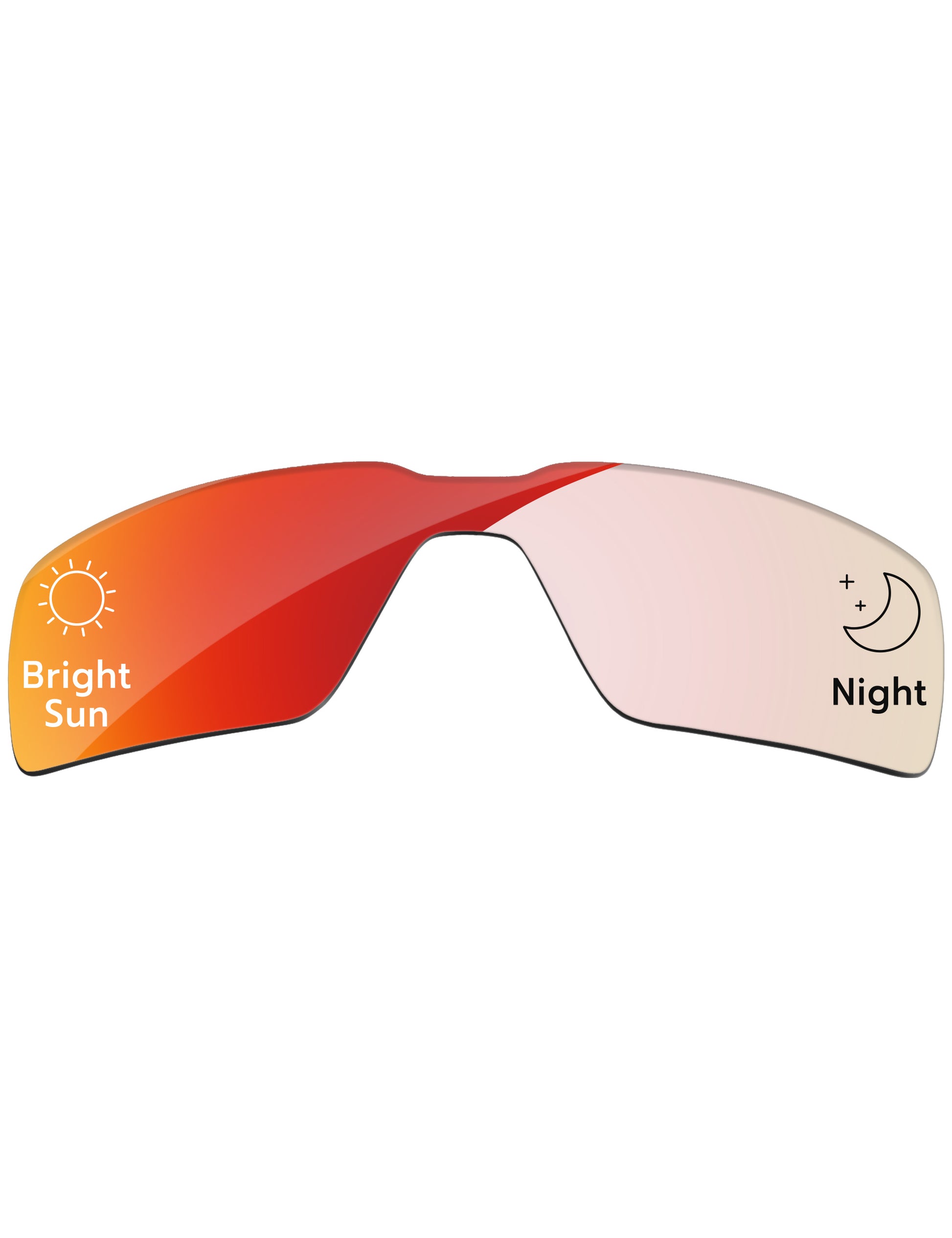 Eclipse Red Shield Photochromic-Pro+