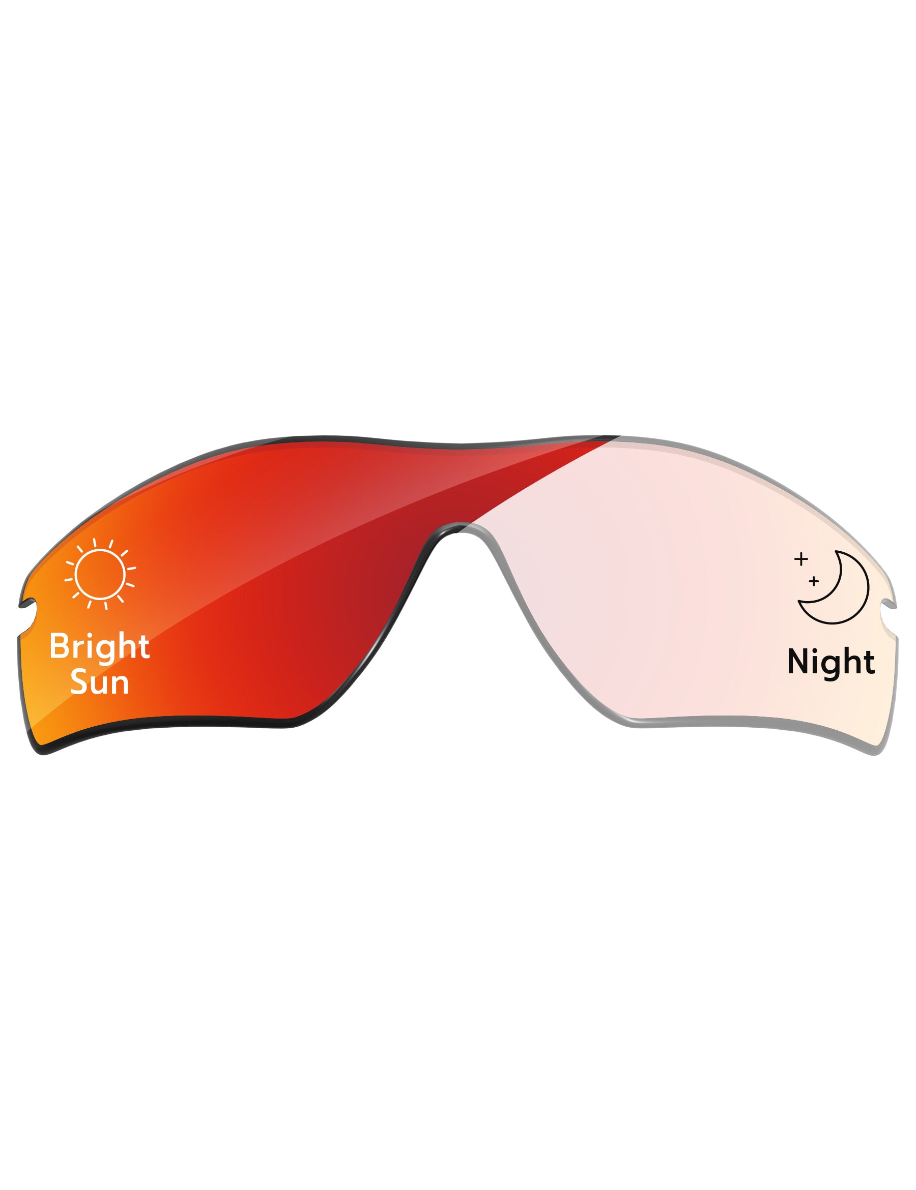 Eclipse Red Shield Photochromic-Pro+