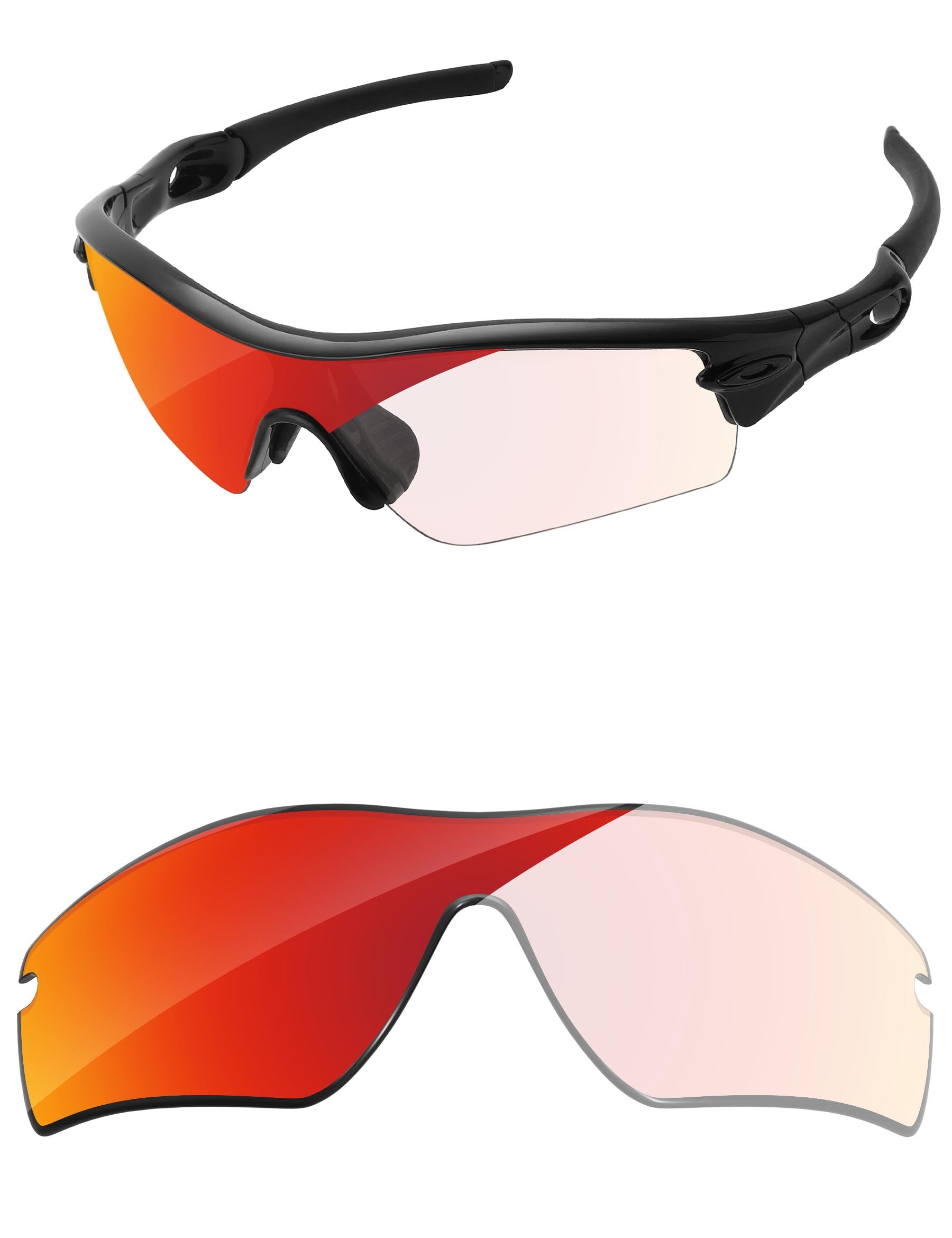 Eclipse Red Shield Photochromic-Pro+