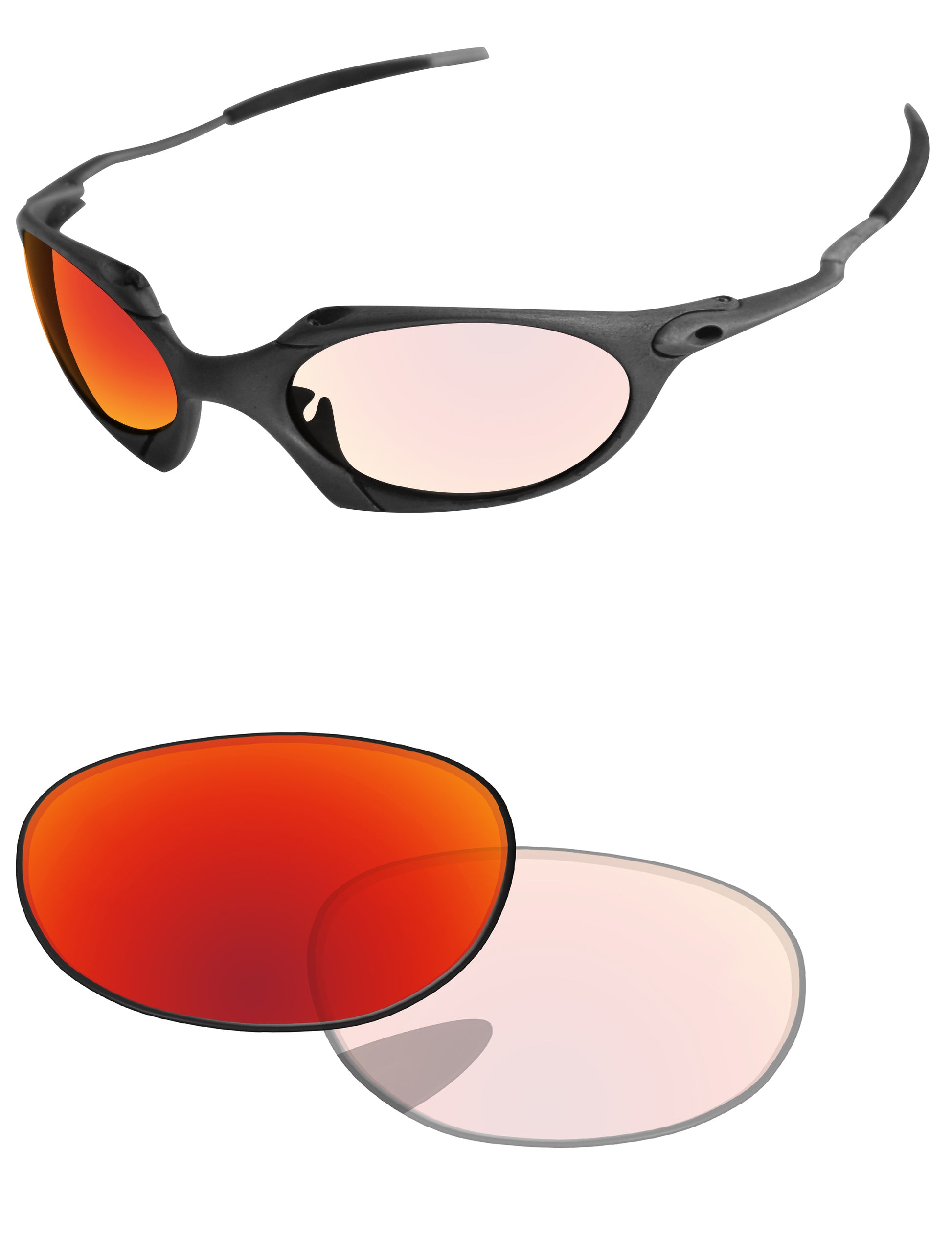 Eclipse Red Shield Photochromic-Pro+