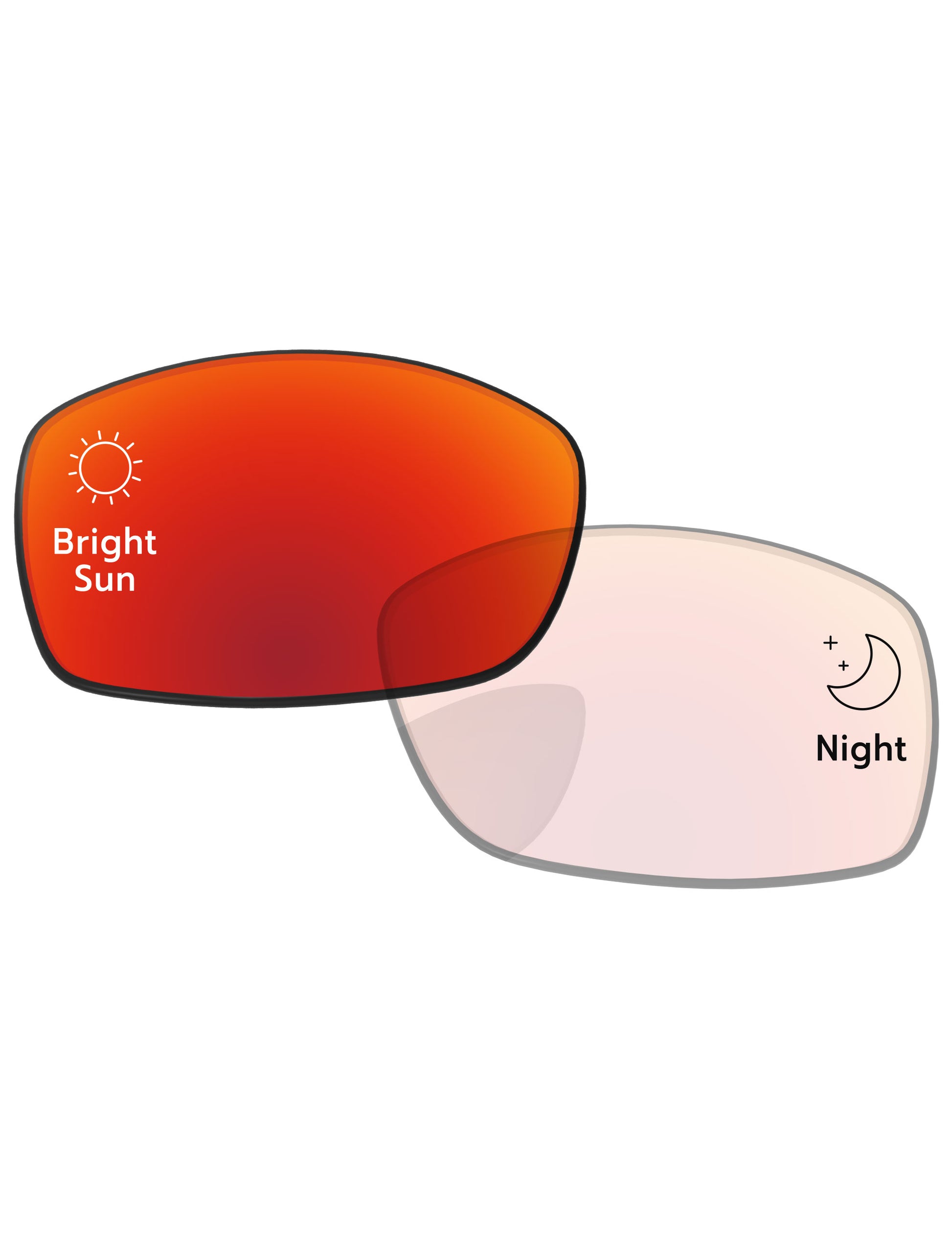Eclipse Red Shield Photochromic-Pro+