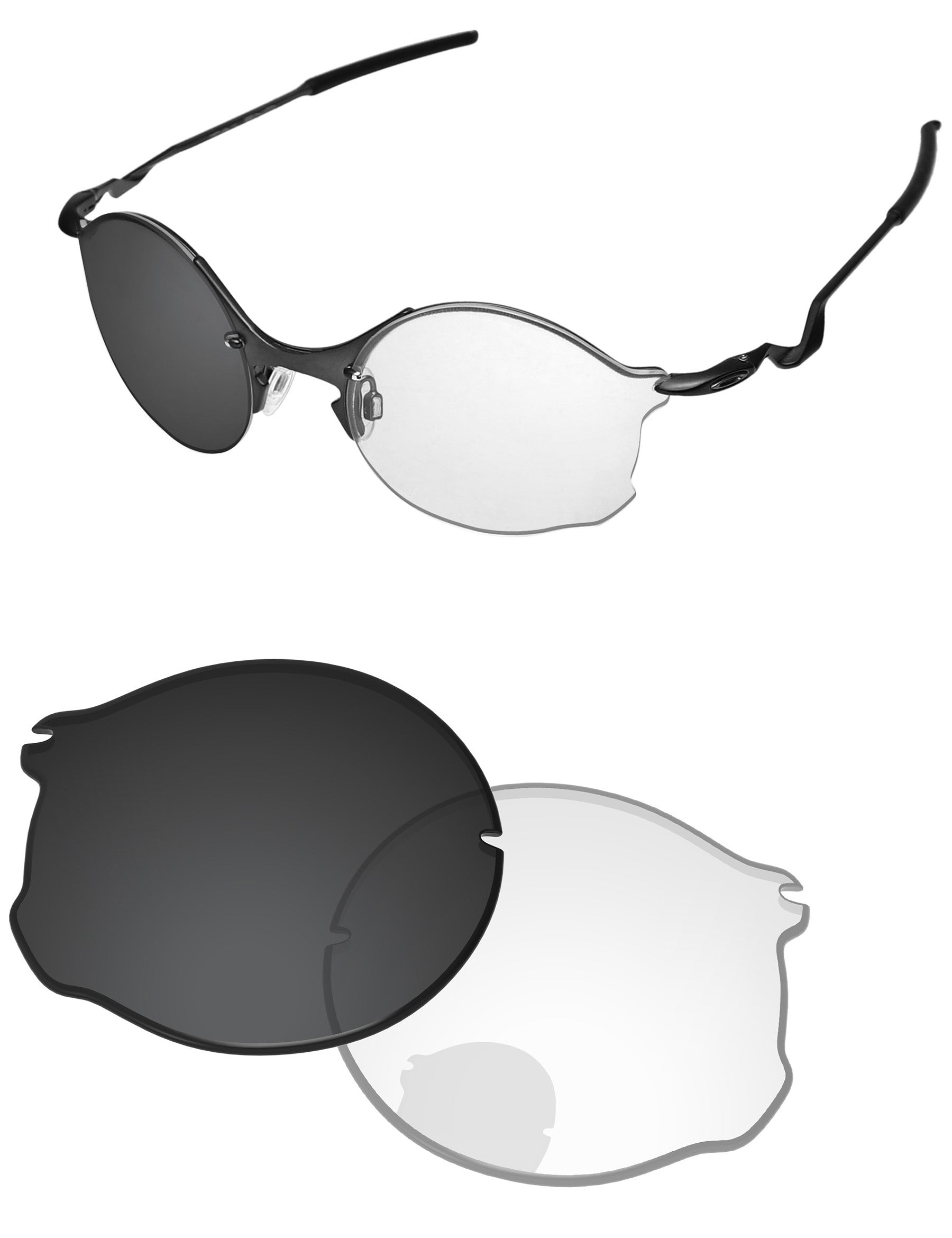 Eclipse Gray Photochromic Blue Light Blocking-Pro+