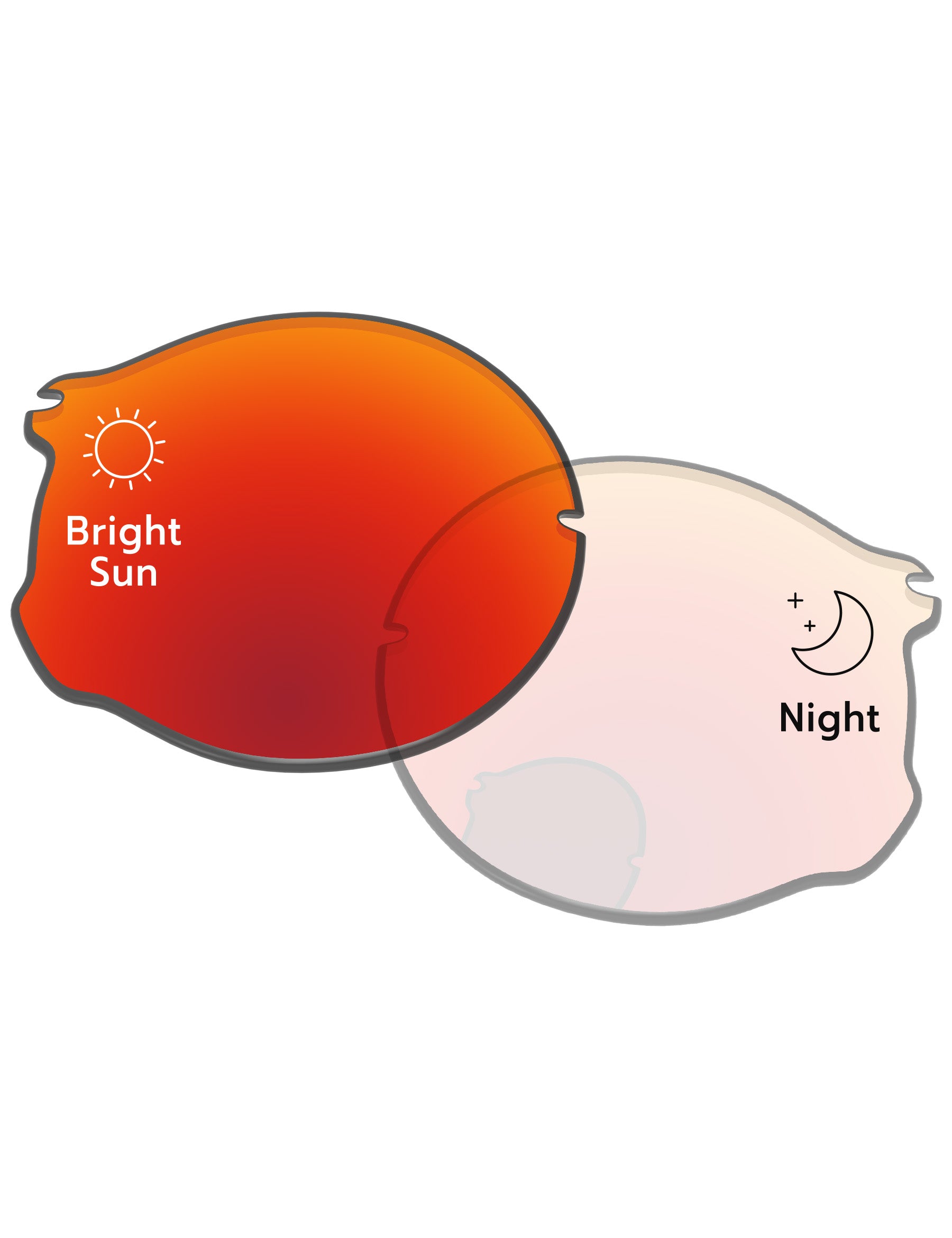 Eclipse Red Shield Photochromic-Pro+