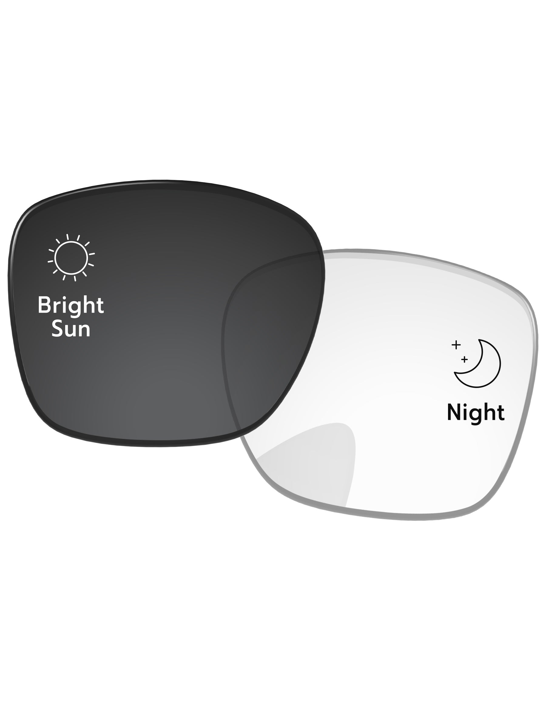 Eclipse Gray Photochromic Blue Light Blocking-Pro+
