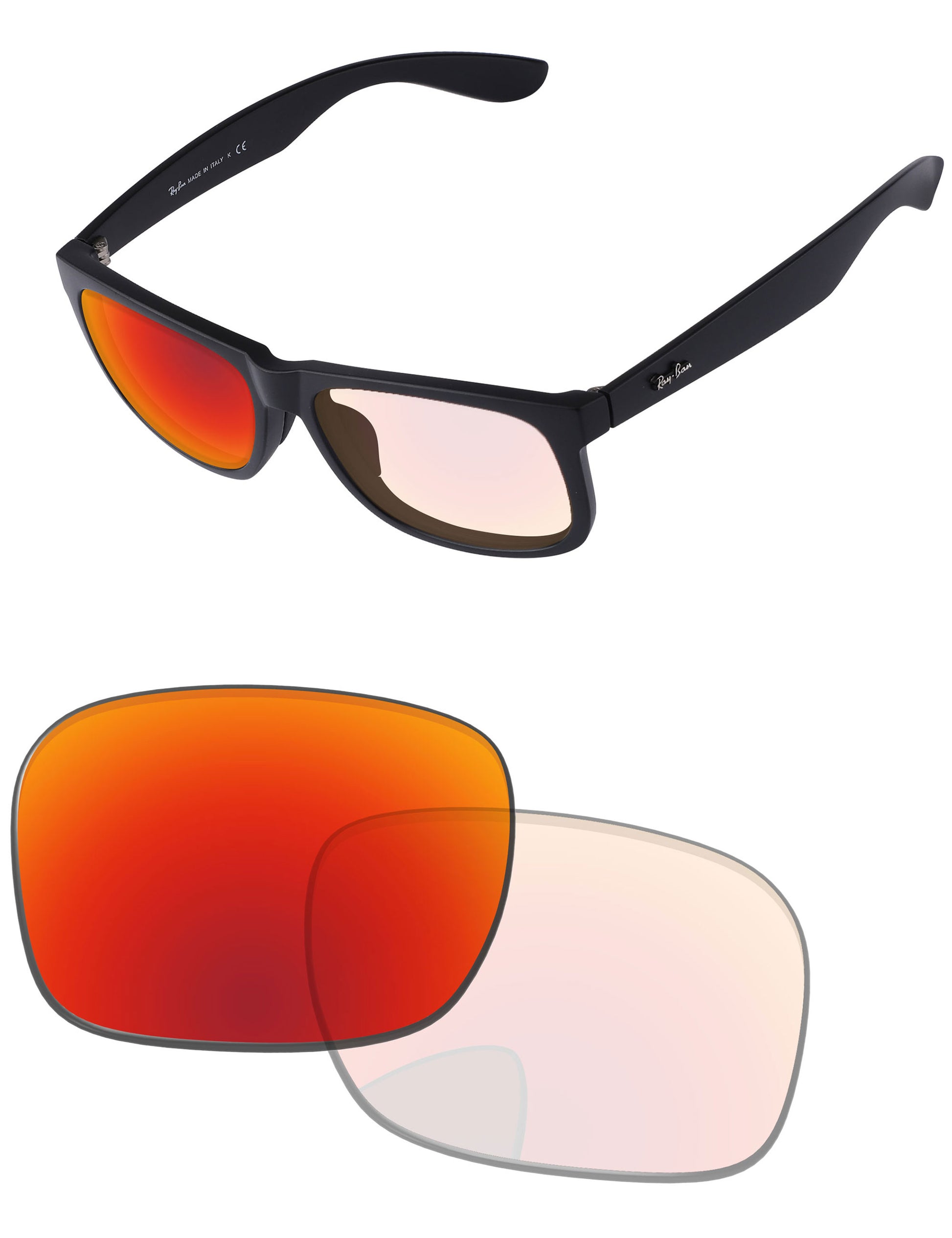 Eclipse Red Shield Photochromic-Pro+