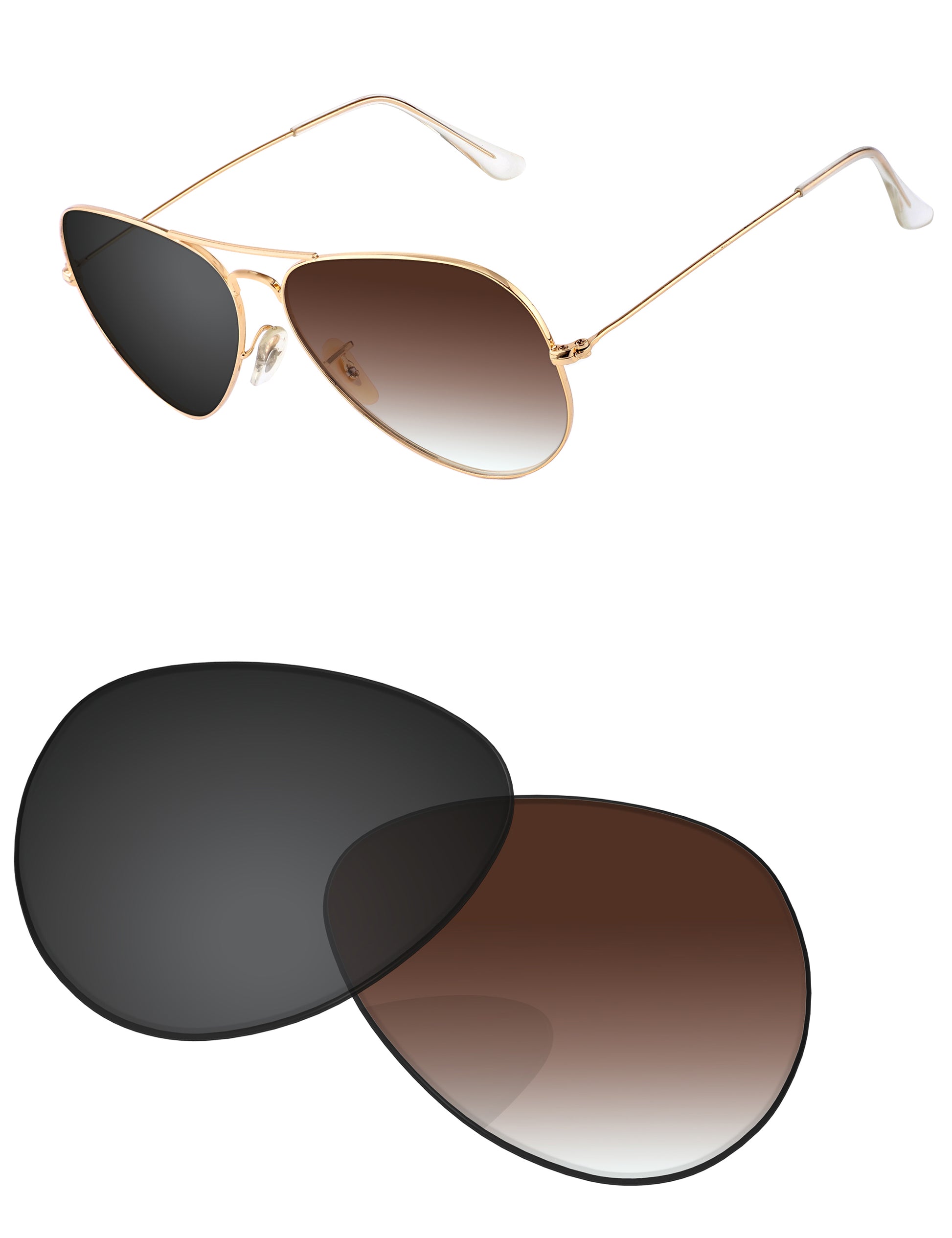 Brown Gradient Gray Photochromic-Standard