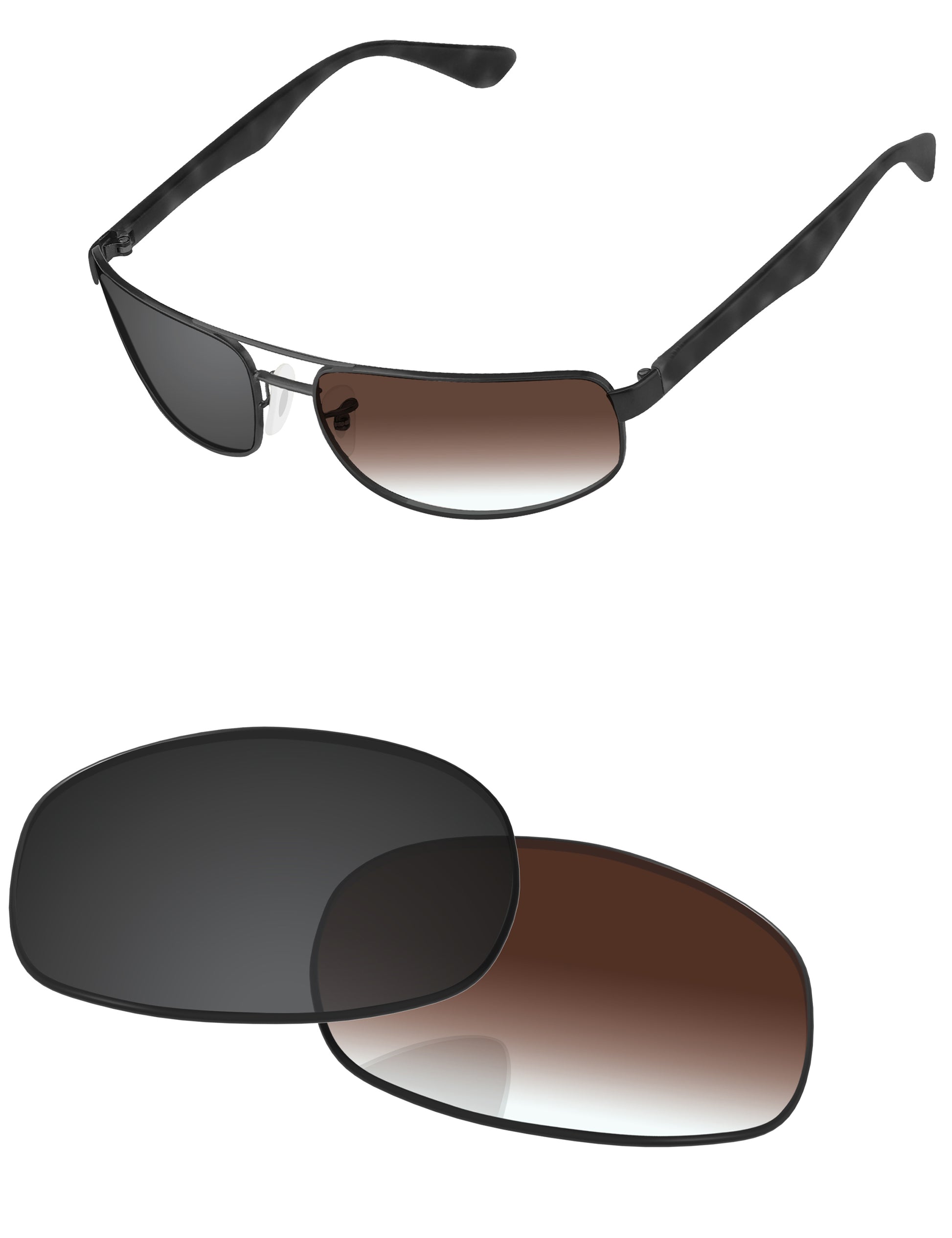 Brown Gradient Gray Photochromic-Standard