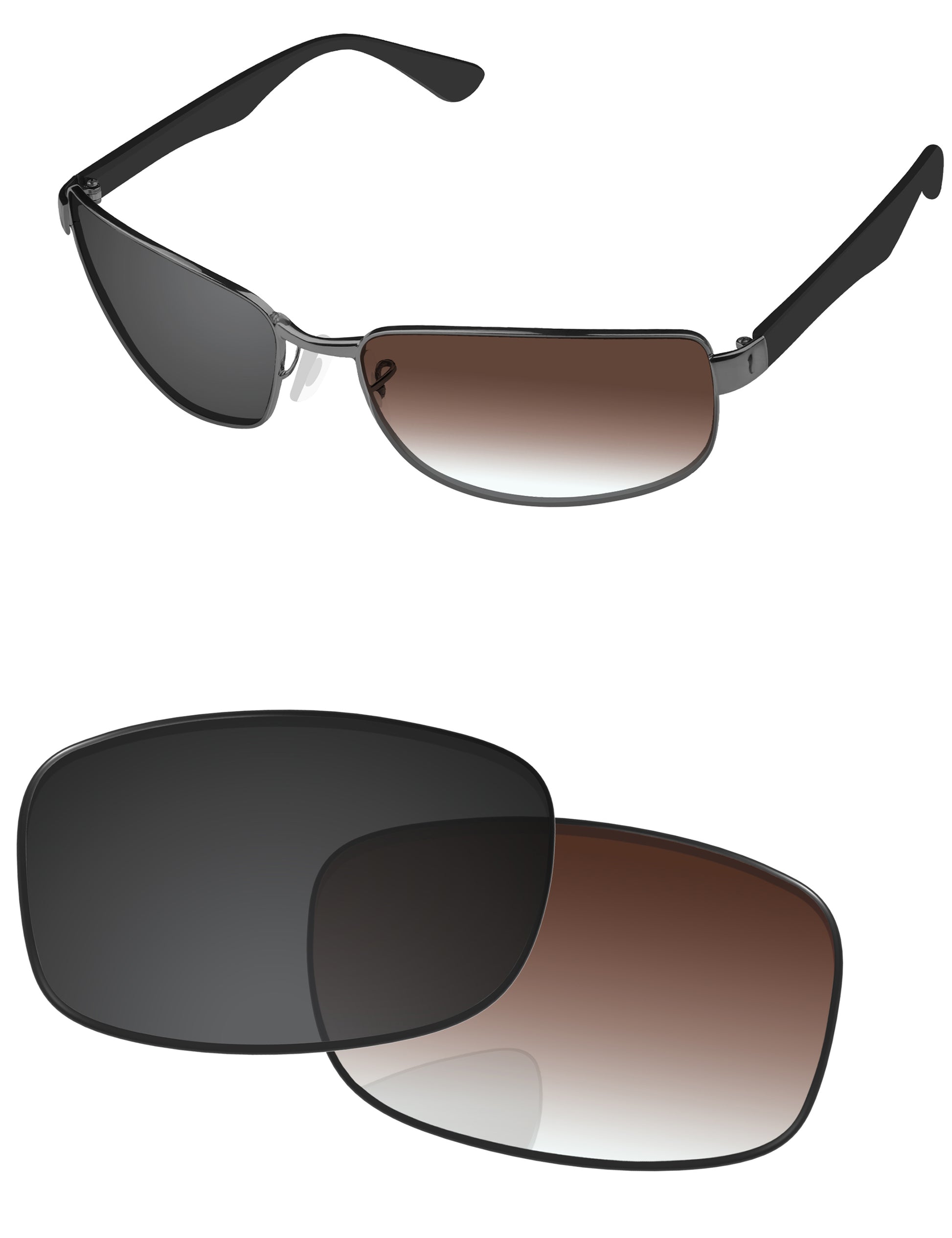 Brown Gradient Gray Photochromic-Standard