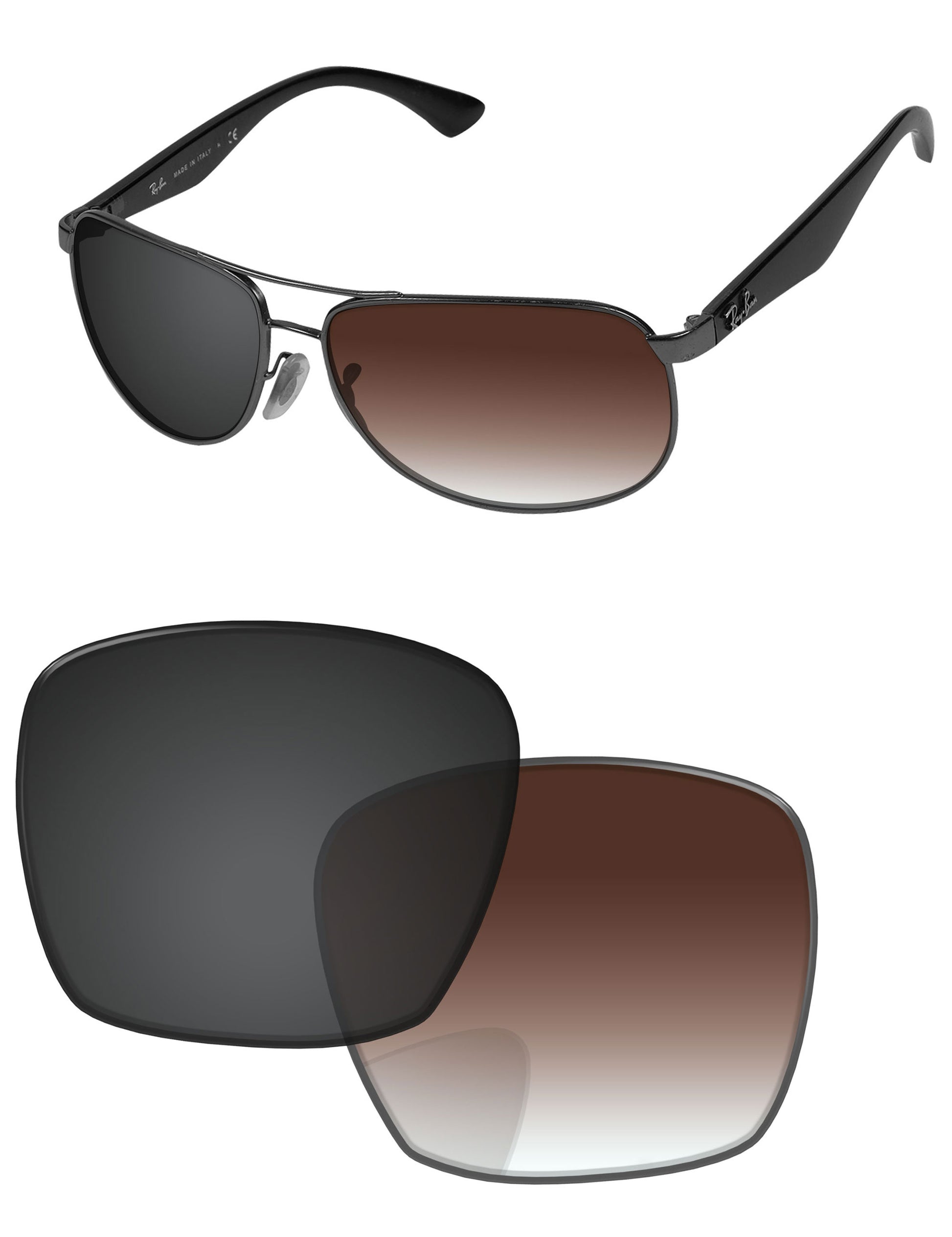 Brown Gradient Gray Photochromic-Standard