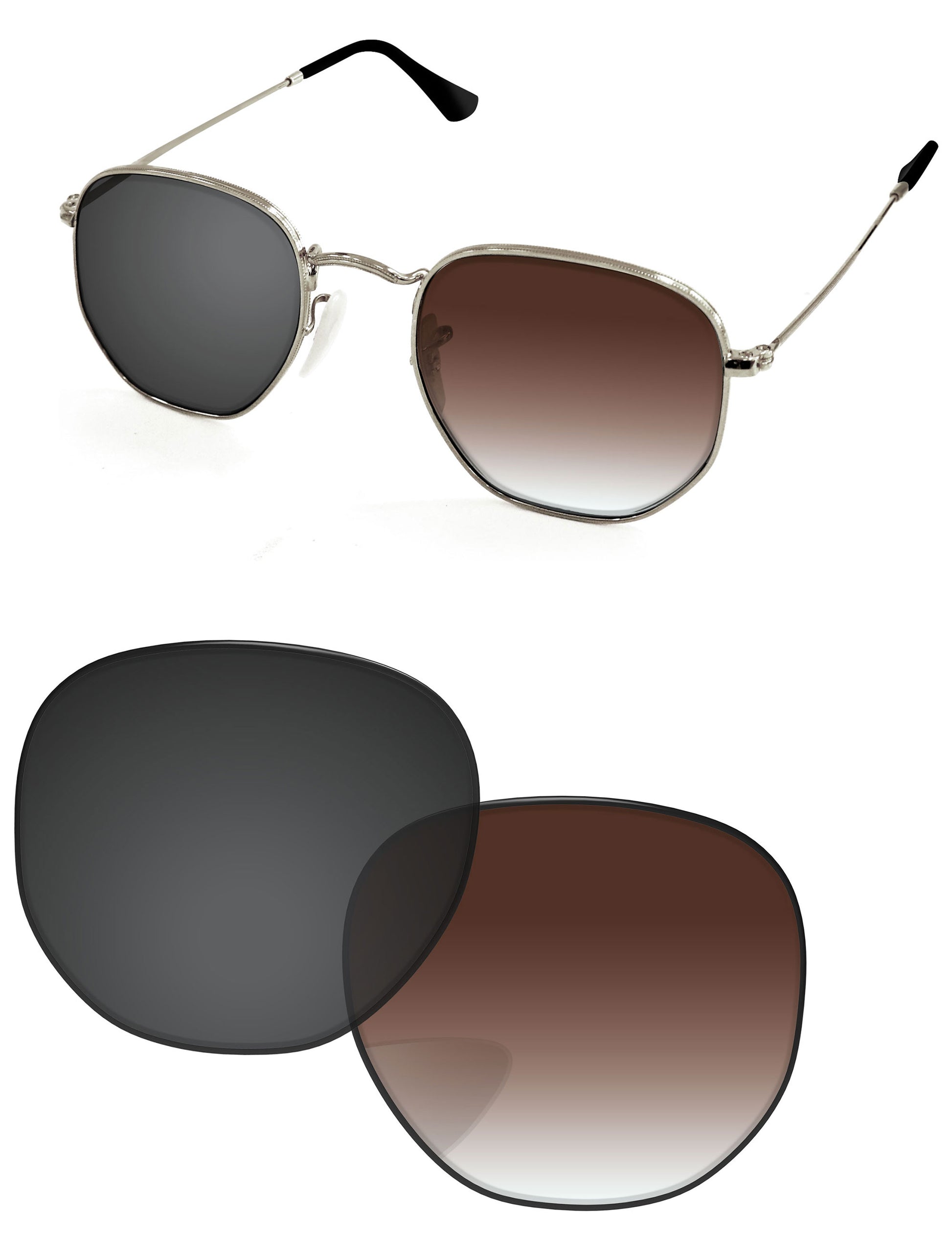 Brown Gradient Gray Photochromic-Standard